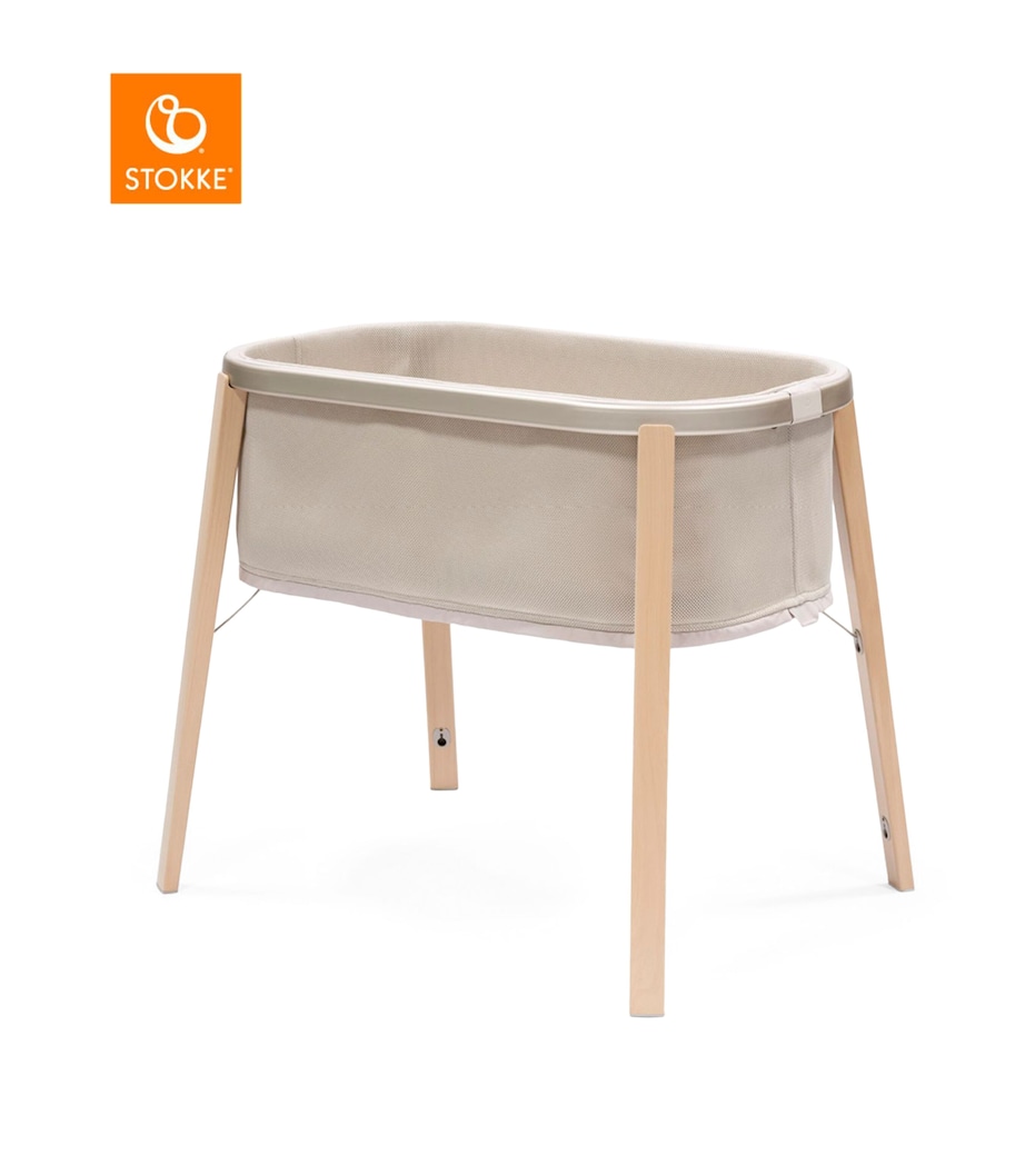 Snoozi Bassinet and Mattress (0-9 Months) SANDY BEIGE Image 3