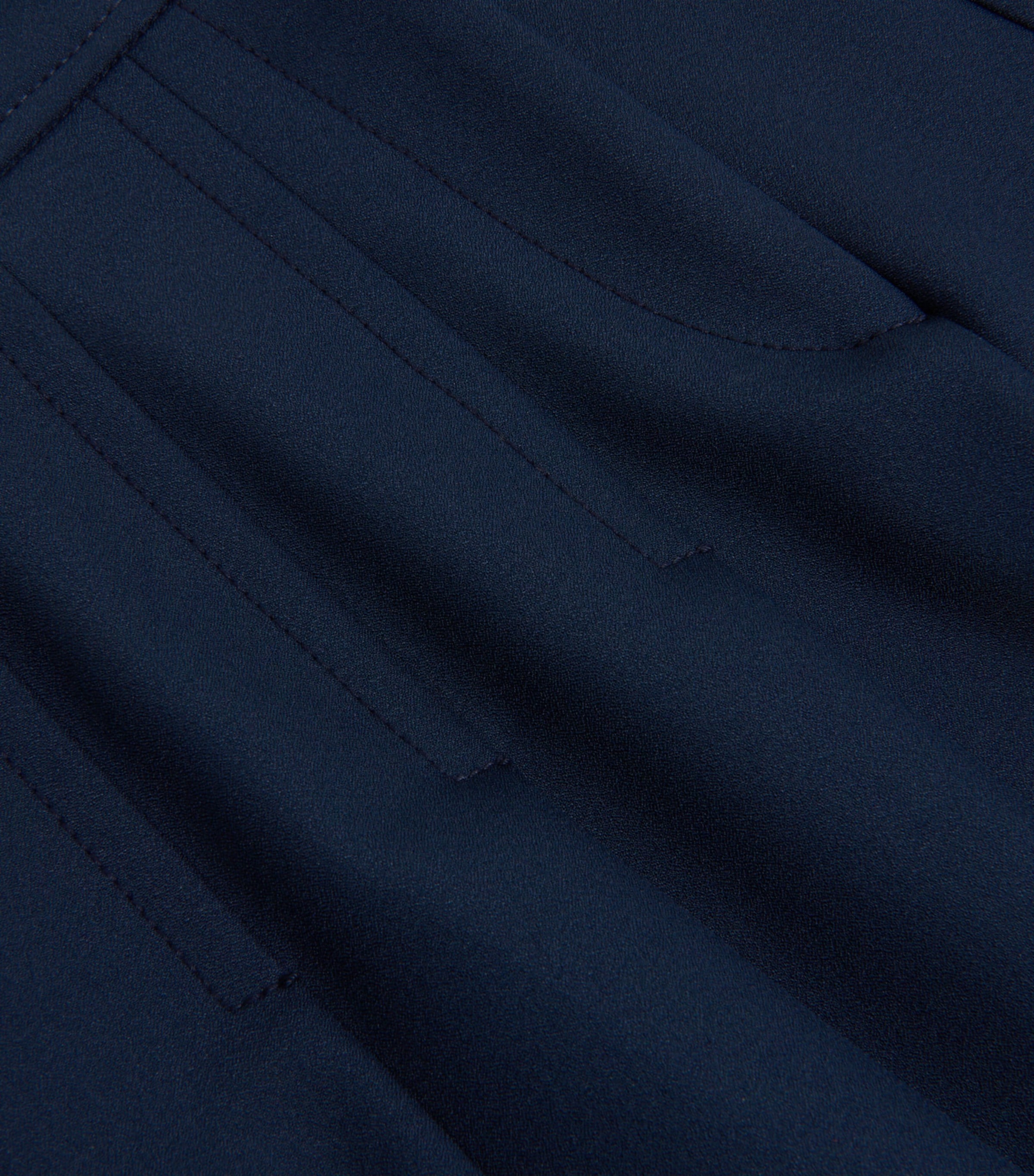 Tailored Pleated Shorts NAVY BLUE Image 5