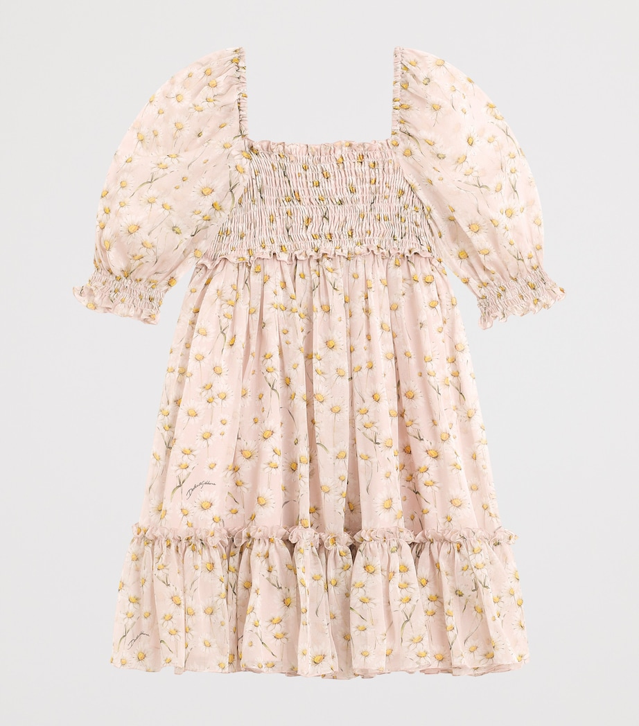 Silk Chiffon Daisy Print Dress (8-12+ Years) MARGHERITE Image 2