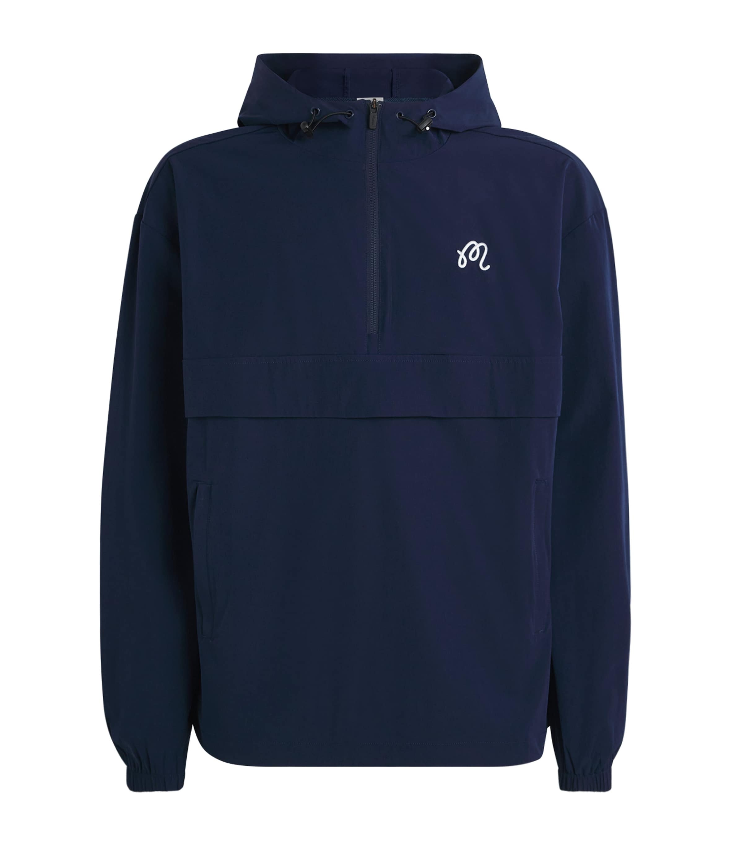 Malbon Golf Mens Ridge Anorak Navy Image 1