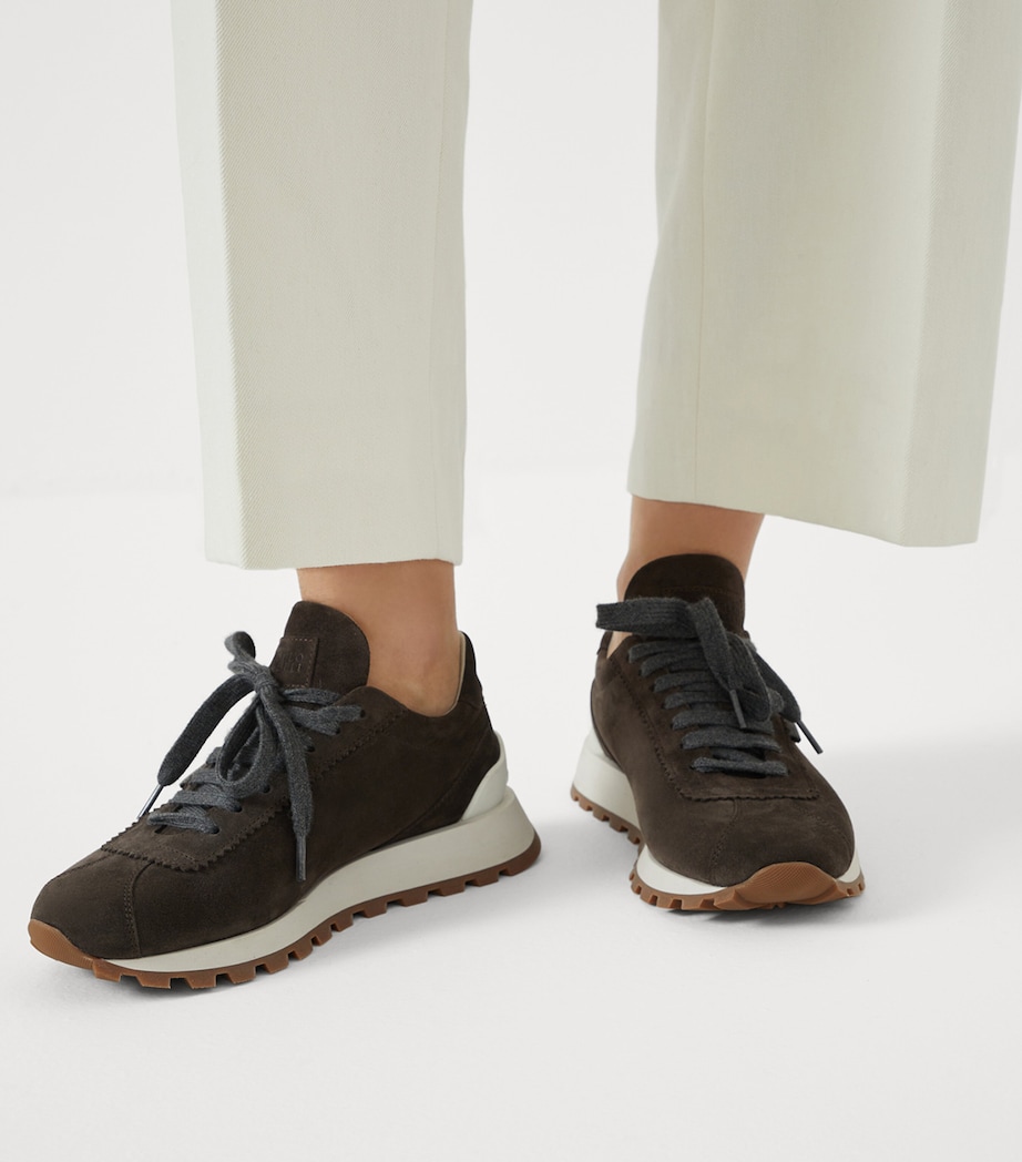 Suede Runner Sneakers C7284 Image 2