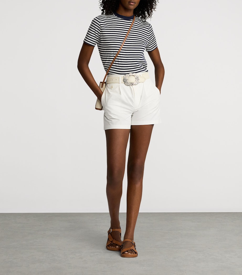 Leather Embellished Belt LUX CREAM Image 3