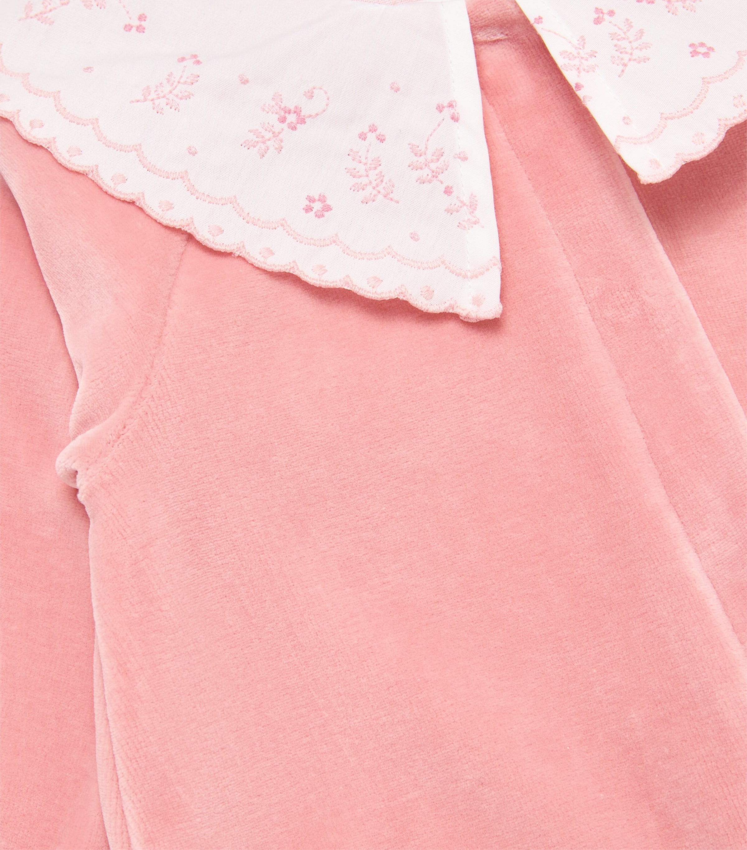 Cotton-Blend Velvet All-In-One (Newborn-24 Months) 36P CHE Image 3