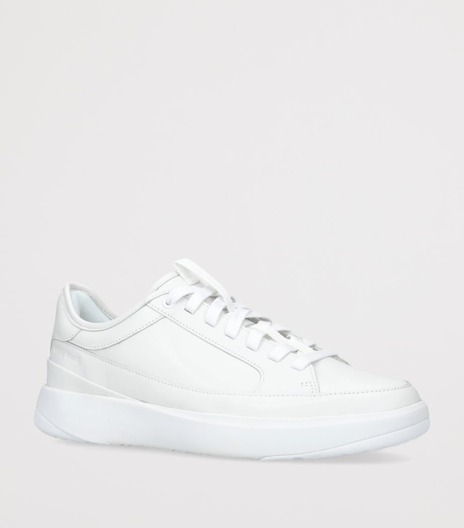 Leather GrandPrø All Day Court Sneakers WHITE/COMB Image 3