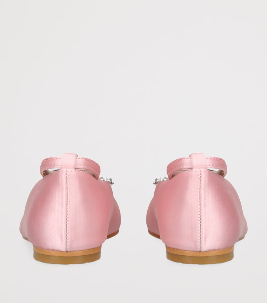 Velvet Angelina Ballet Flats PALE PINK Image 2