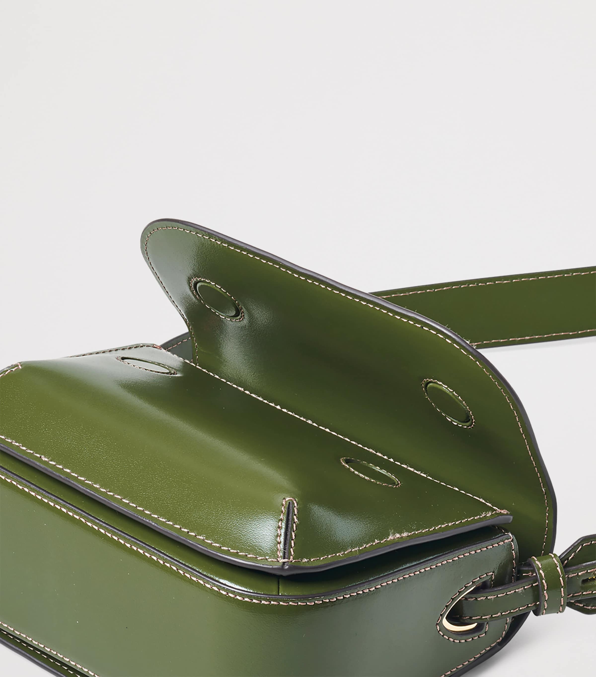 Aspinal Of London Leather Ella Cross-Body Bag Mossgreen Image 5