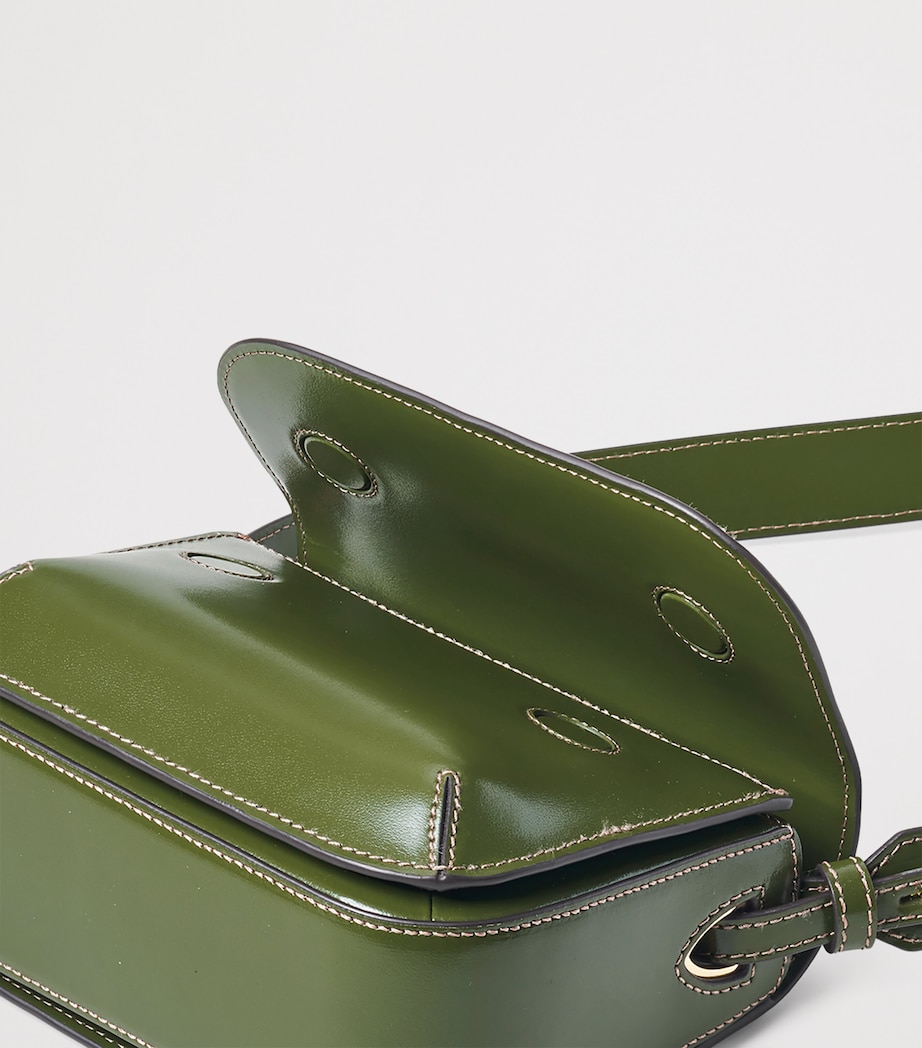 Aspinal Of London Leather Ella Cross-Body Bag Mossgreen Image 5