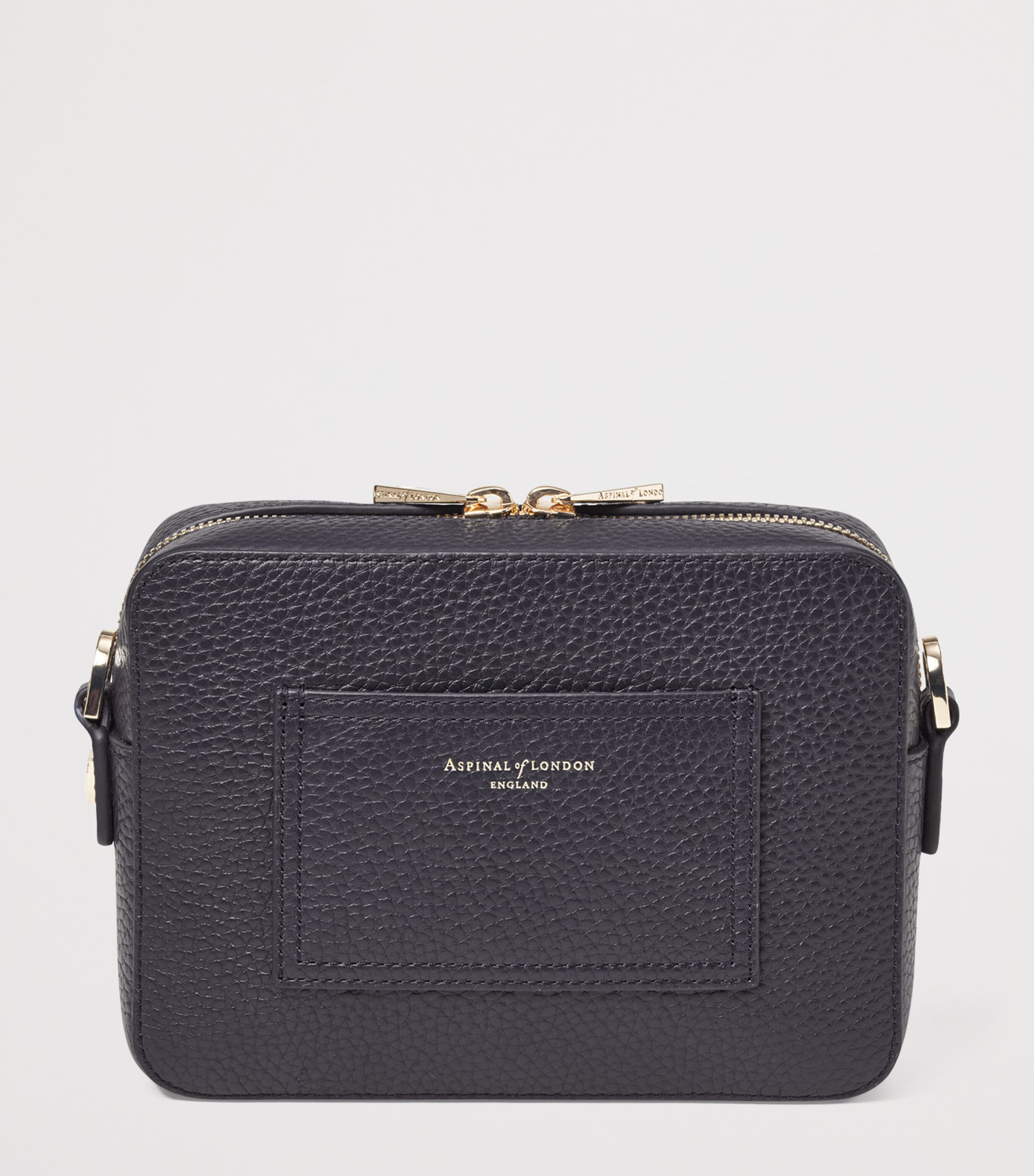 Leather Camera Bag NAVY Image 3