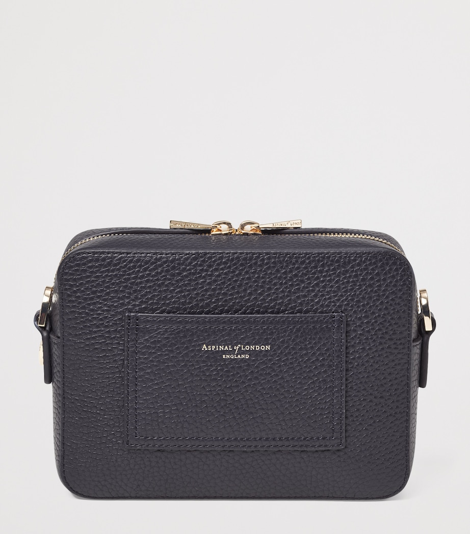 Leather Camera Bag NAVY Image 3