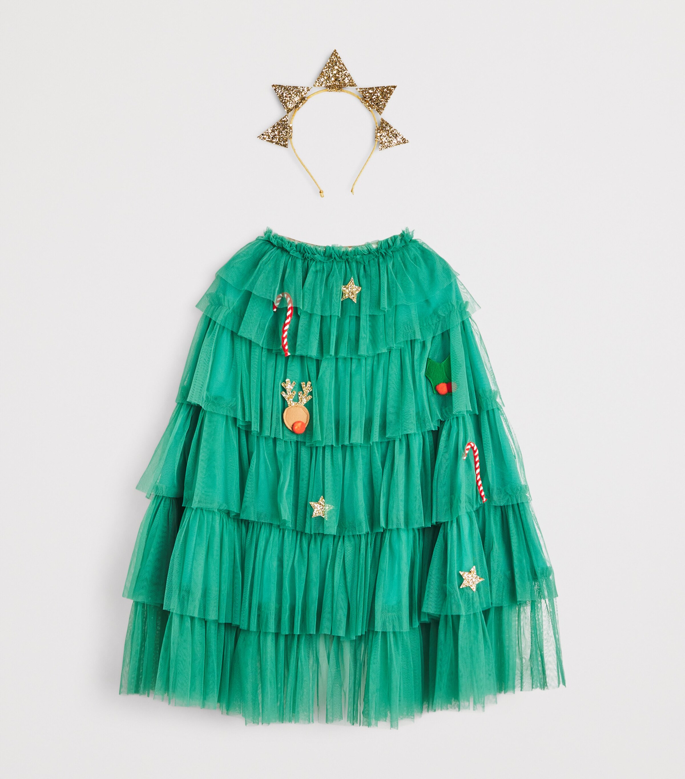 Tulle Tree Cape Costume Set GREEN Image 2