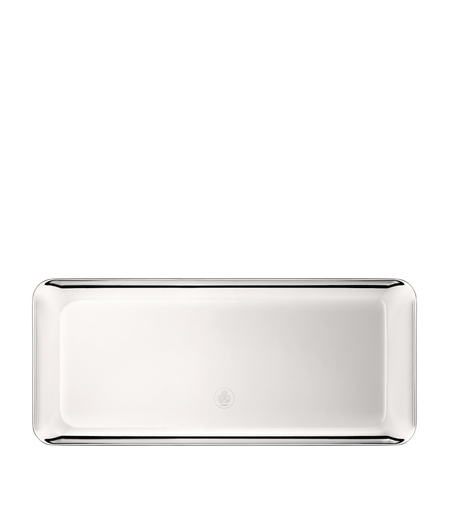 Christofle Silver-Plated Silver Time Cake Dish (37cm x 16cm) Silver Image 2