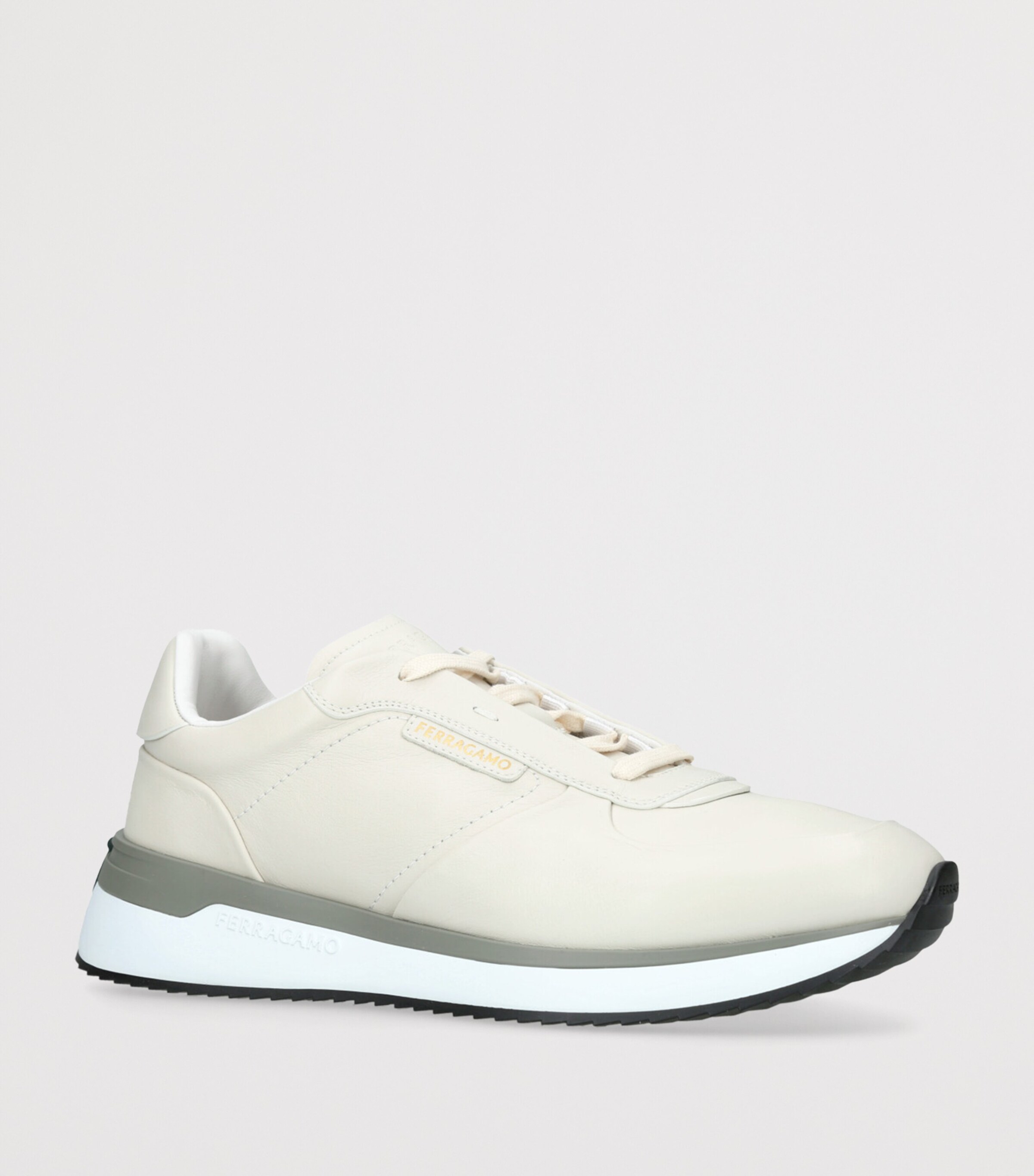 Leather Low-Top Sneakers WHITE/OTH Image 3