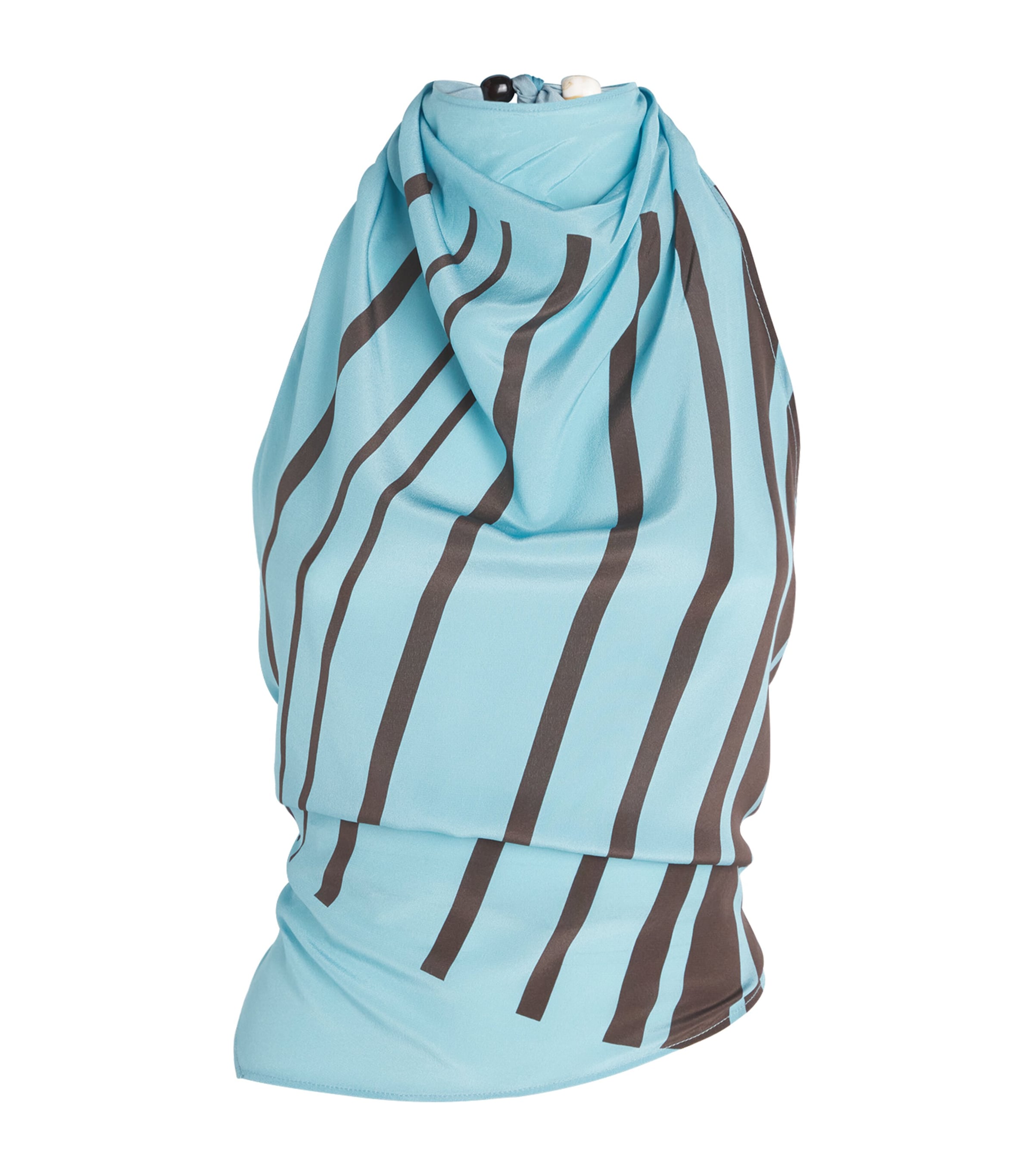 Sir Silk Halterneck Blouse In Blue