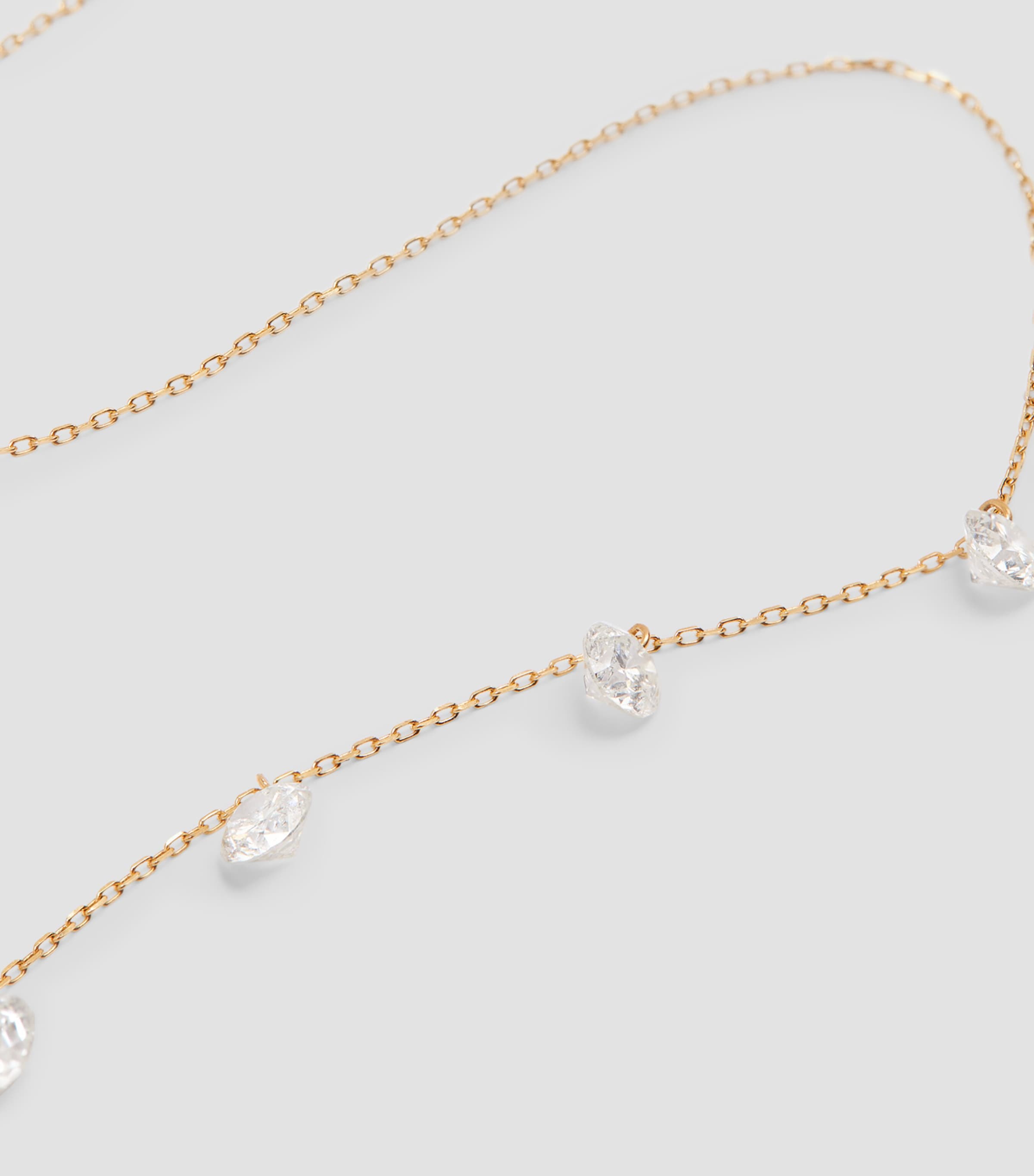 Yellow Gold and Diamond 7-Stone Danaé Necklace GOLD Image 5