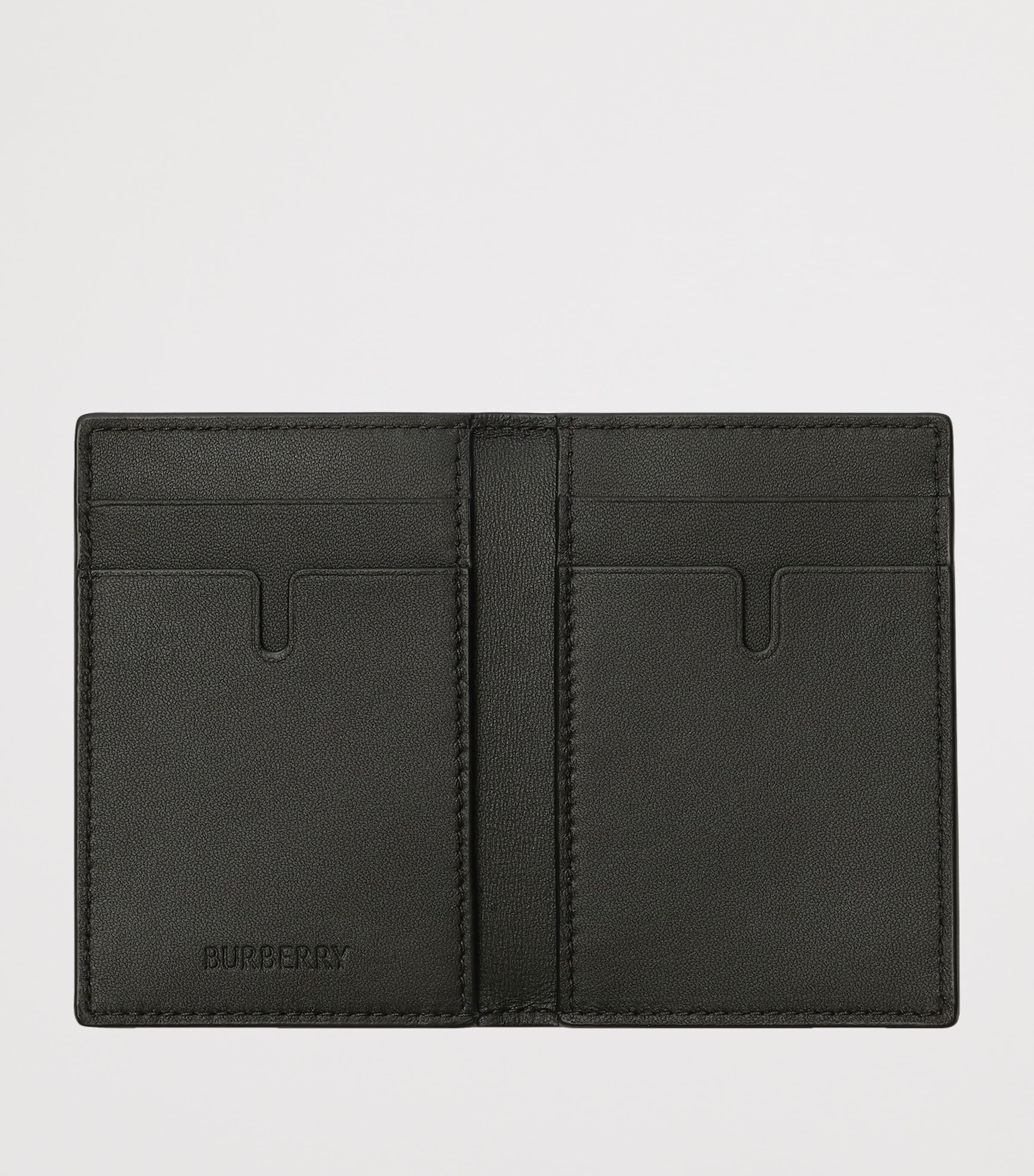 Burberry City Check Folding Card Holder Iron Image 2