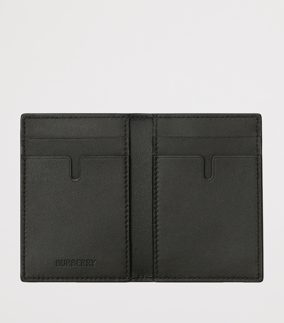 Burberry City Check Folding Card Holder Iron Image 2