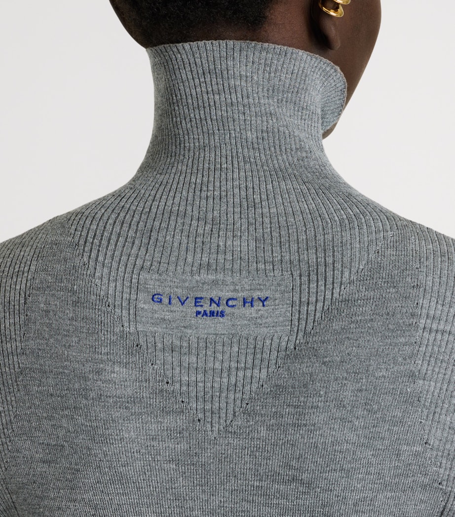 Givenchy Womens Wool-Silk Rollneck Sweater Image 4