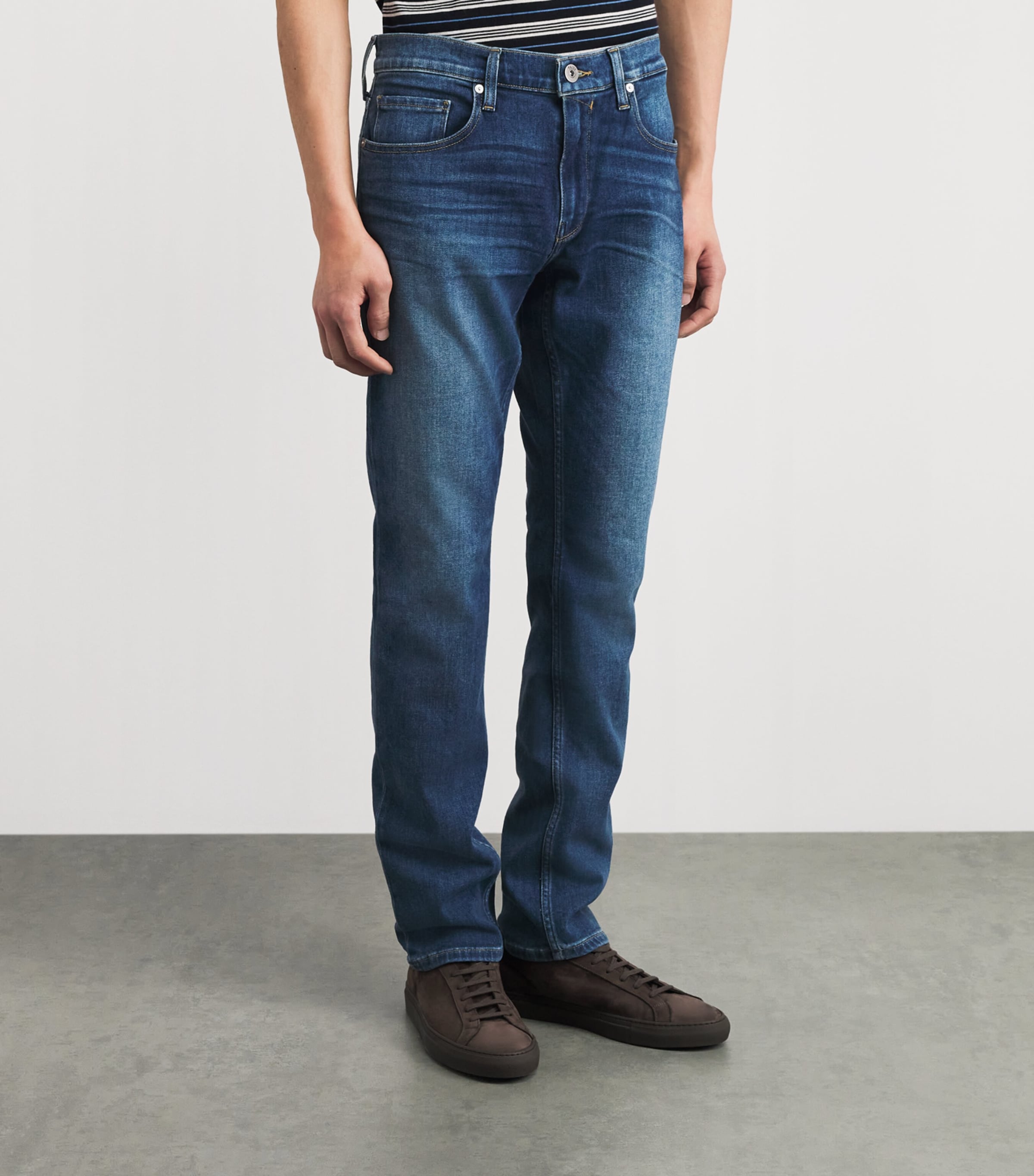 PAIGE Mens Federal Slim Jeans Cartwright Image 4