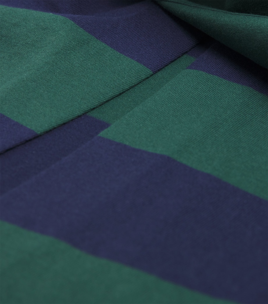 Cotton Stripe Cut-Out Maxi Skirt EMERALD GREEN/NAVY Image 5