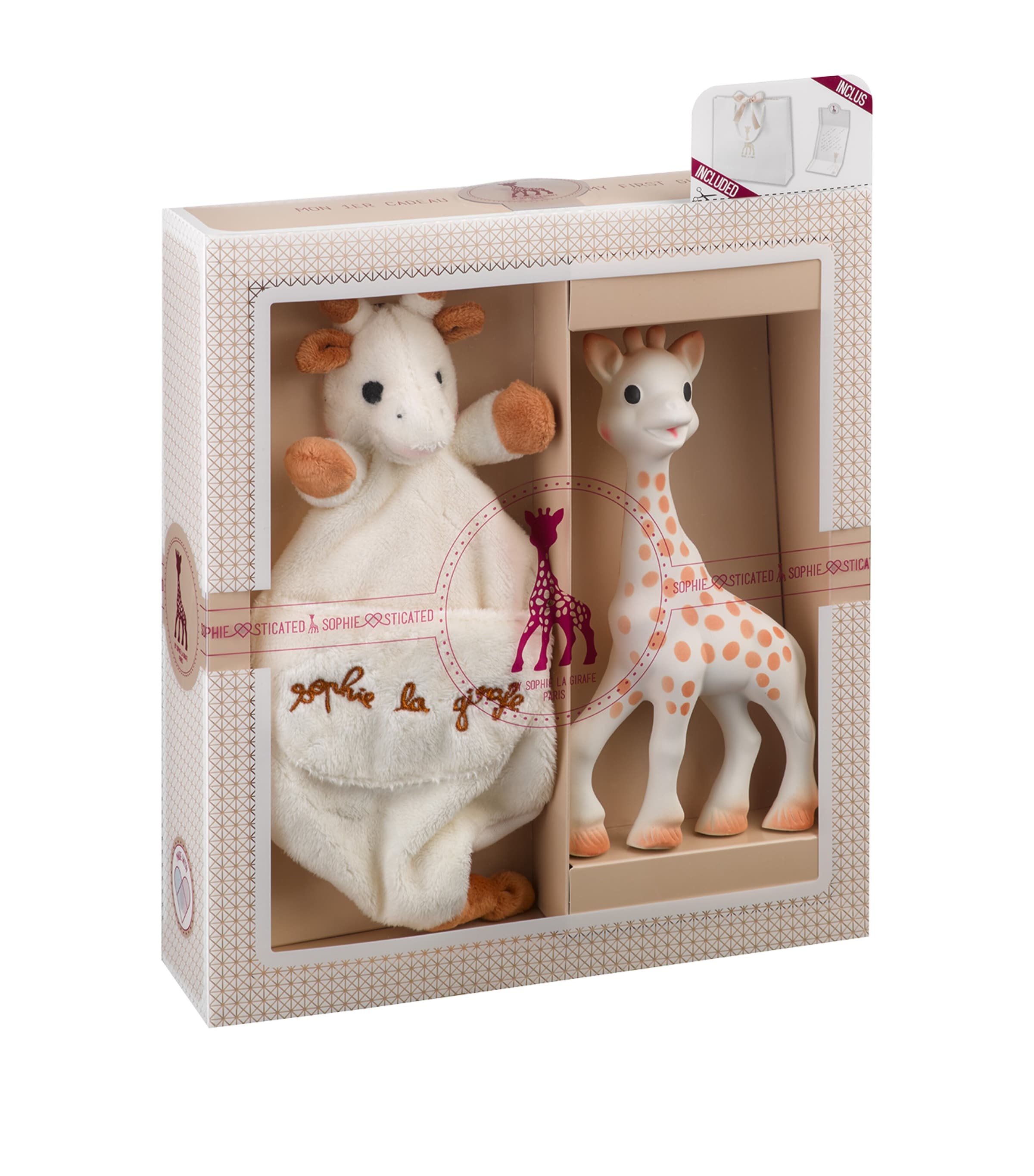 SOPHIE LA GIRAFE SOPHIE COMFORTER AND TEETHING TOY SET