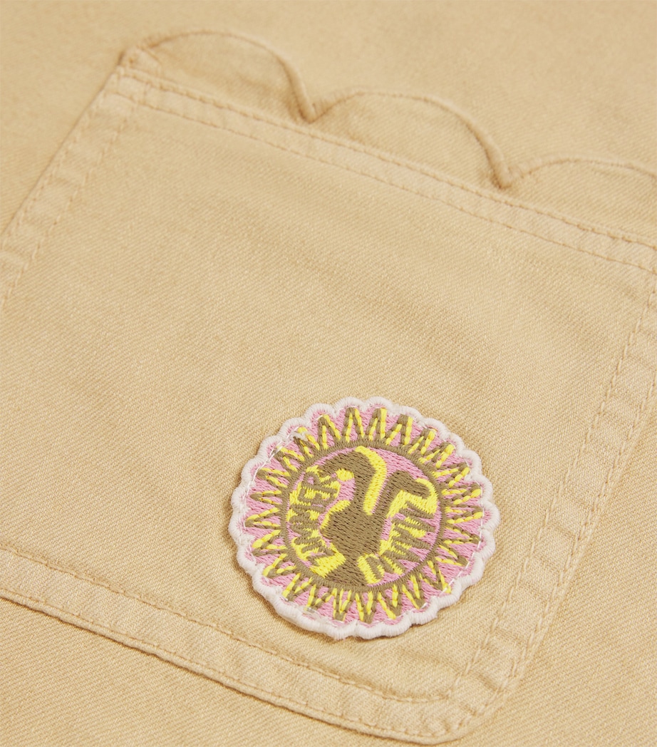 Denim Wanderlust Dress (1-12 Years) KHAKI Image 3