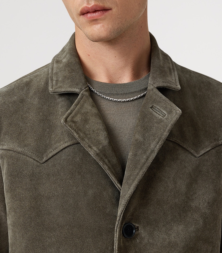 Suede Hornett Blazer GULL BROWN Image 4