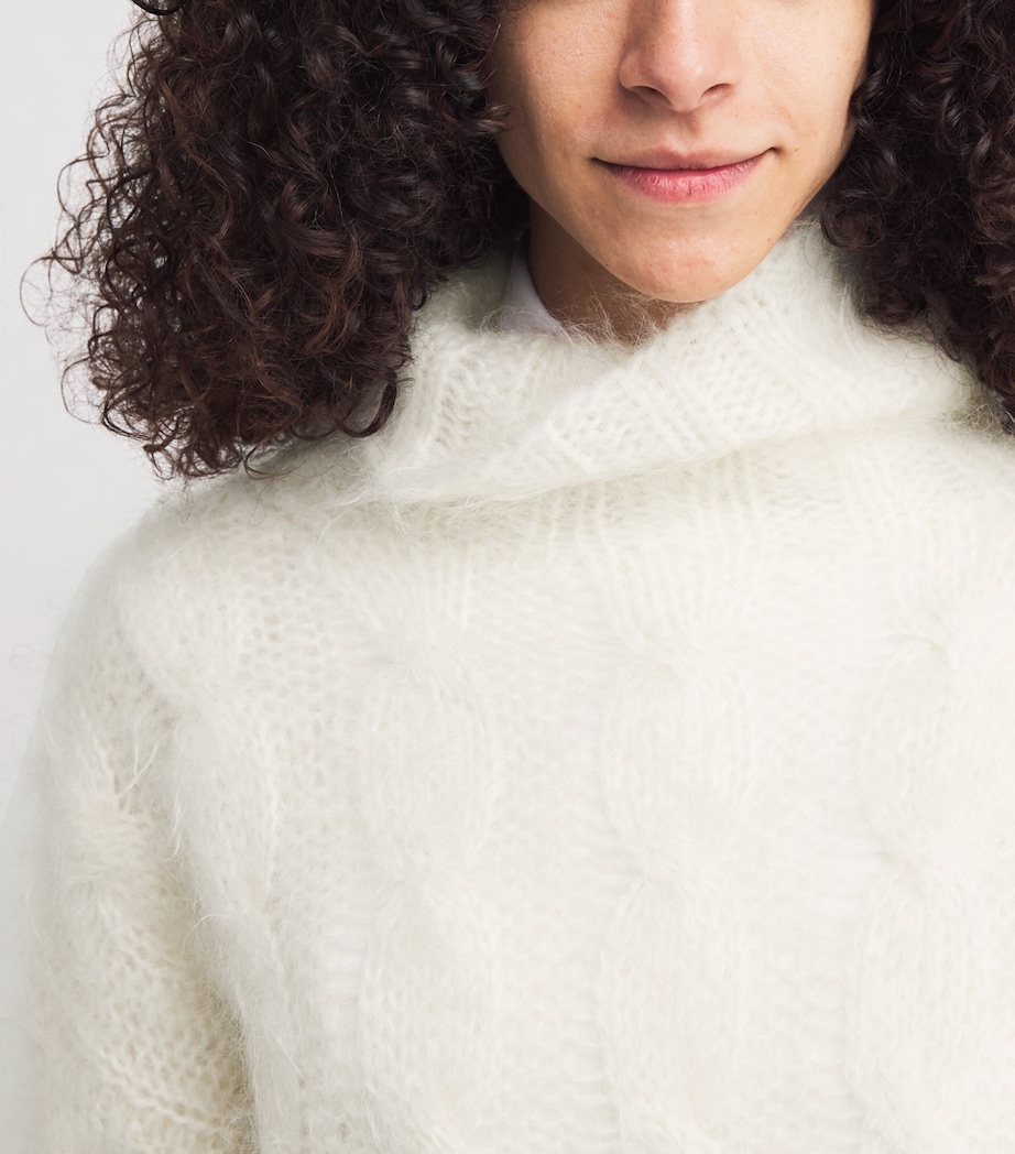 Mohair-Blend Fortin Sweater WAX Image 6