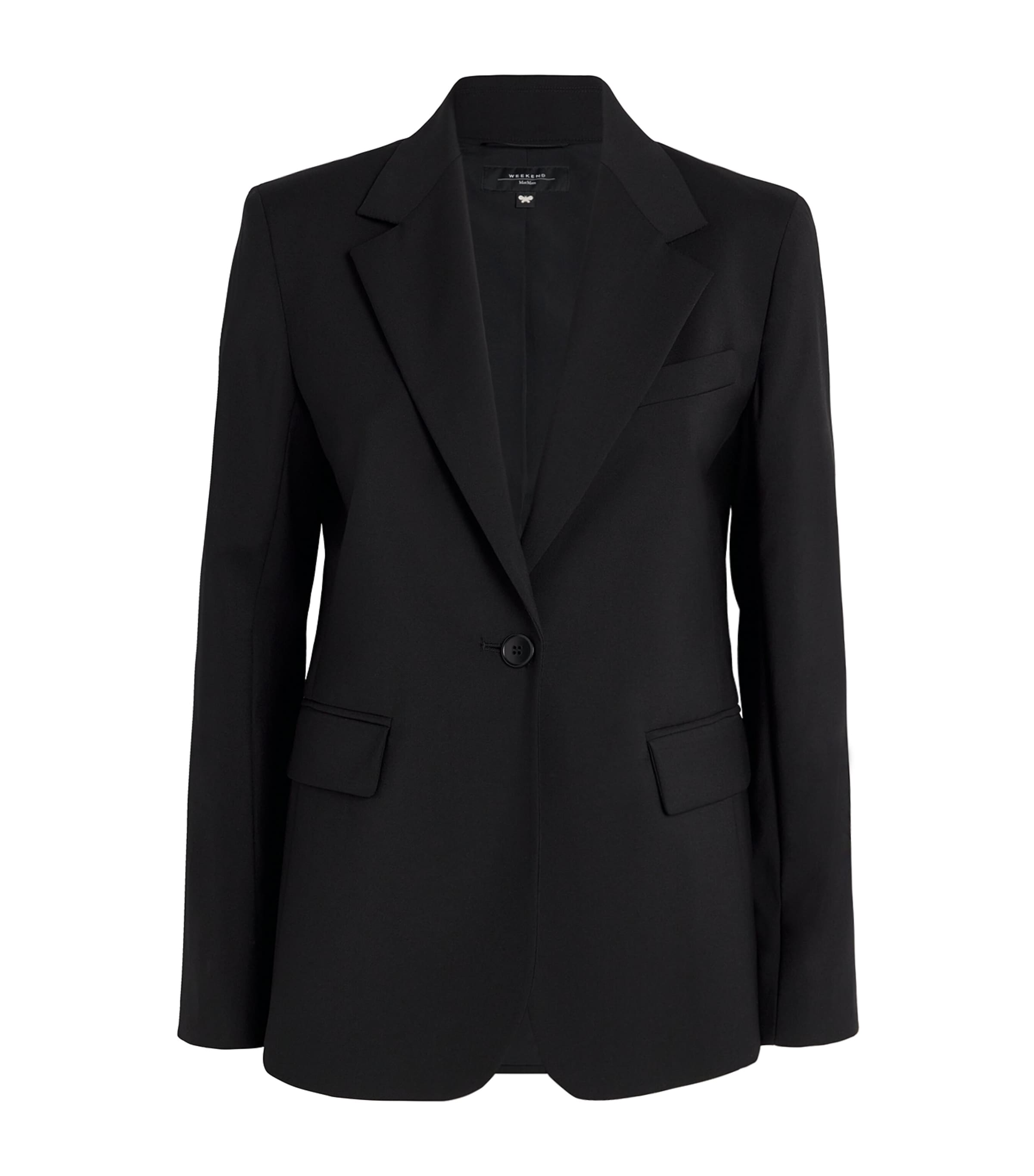 Virgin Wool Blazer BLACK Image 1