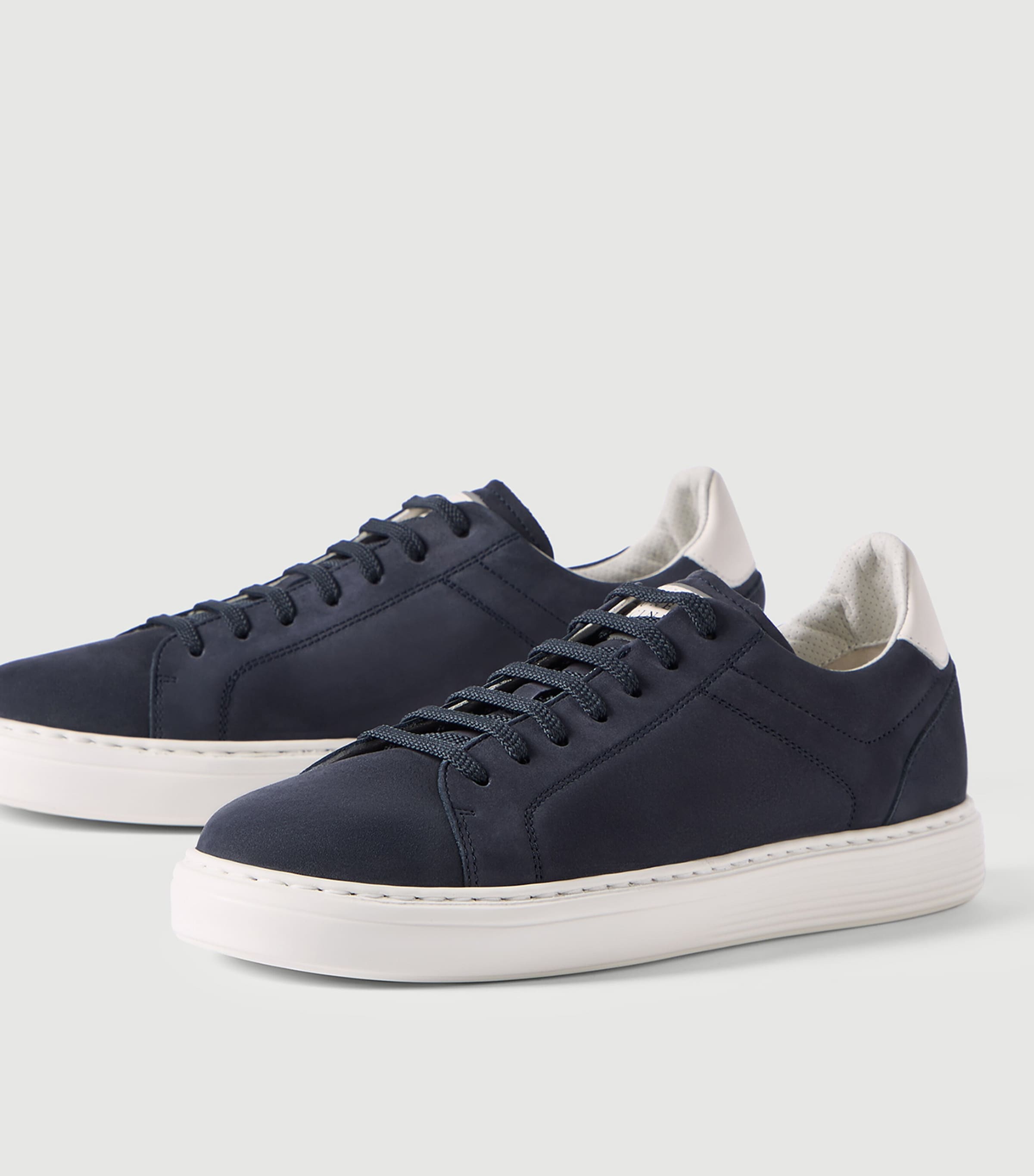 Brunello Cucinelli Suede Lace-Up Sneakers Image 6