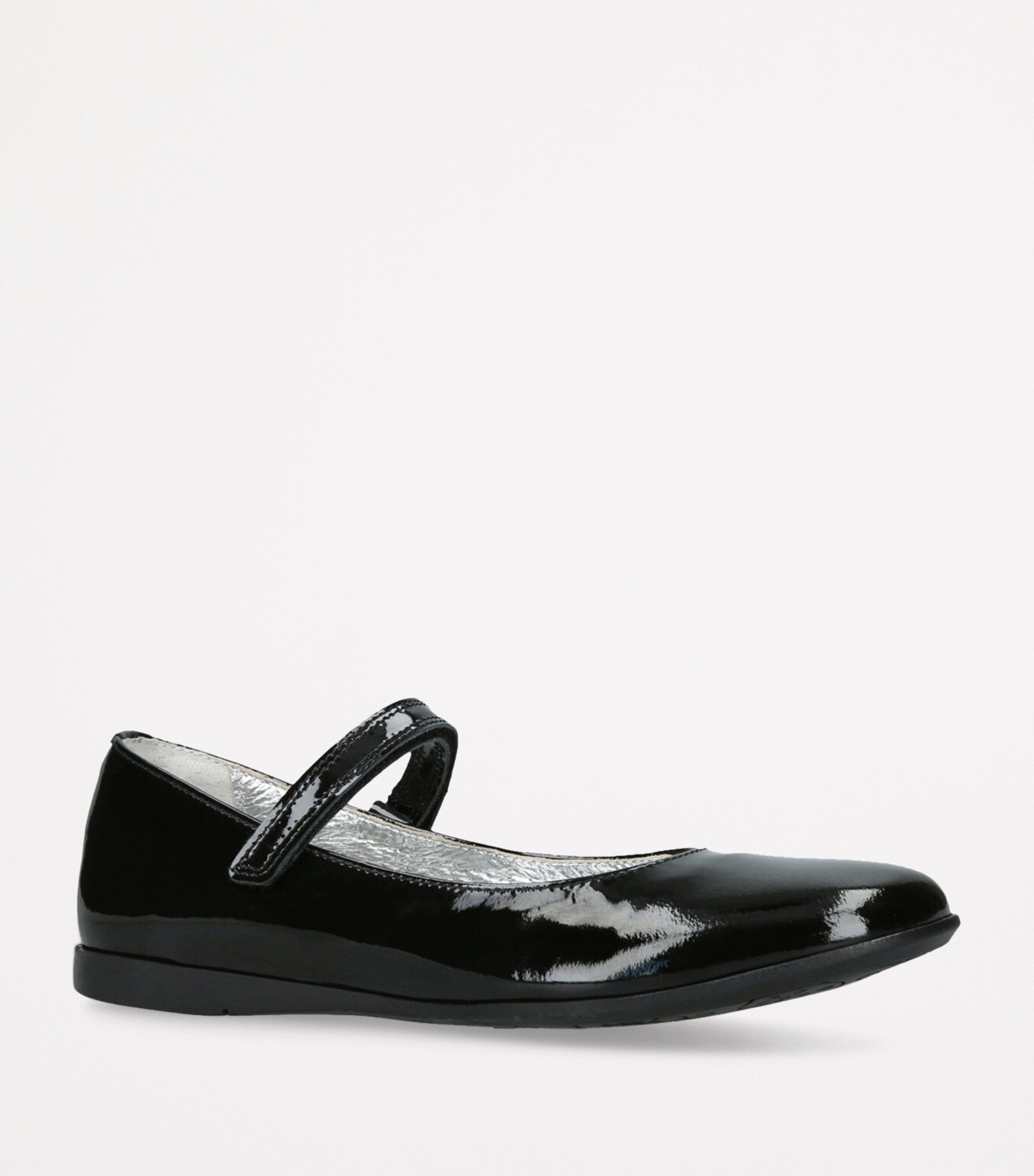 papouelli Patent Leather Evie Flats Black Image 3