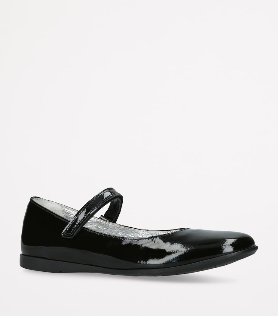 papouelli Patent Leather Evie Flats Black Image 3