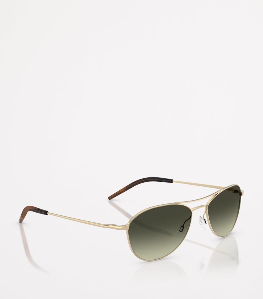 Oliver Peoples Aero II Aviator Sunglasses Image 6