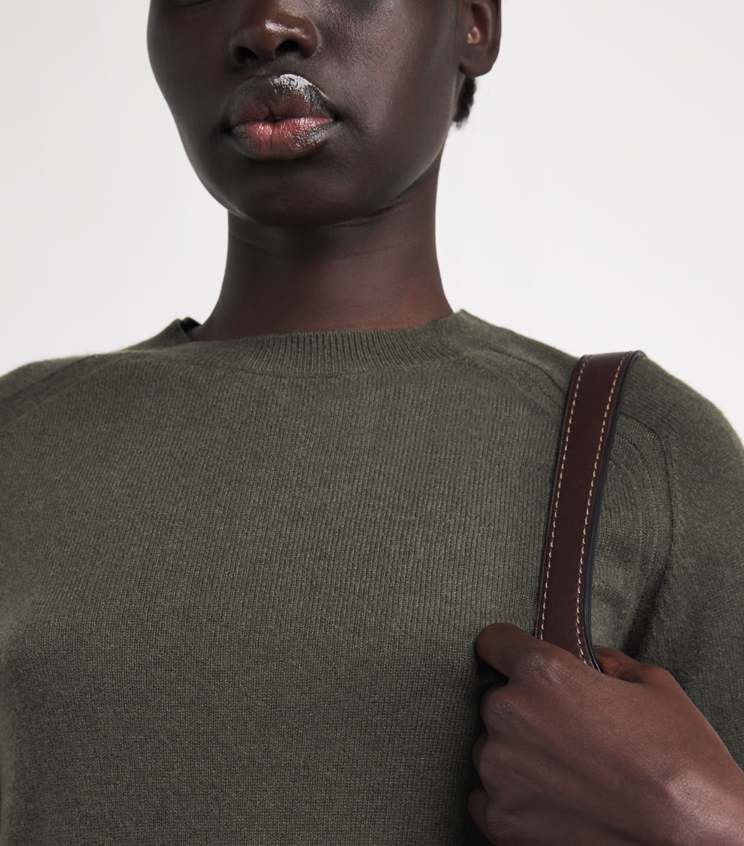 Cashmere Melby Sweater PALM LEAF Image 6