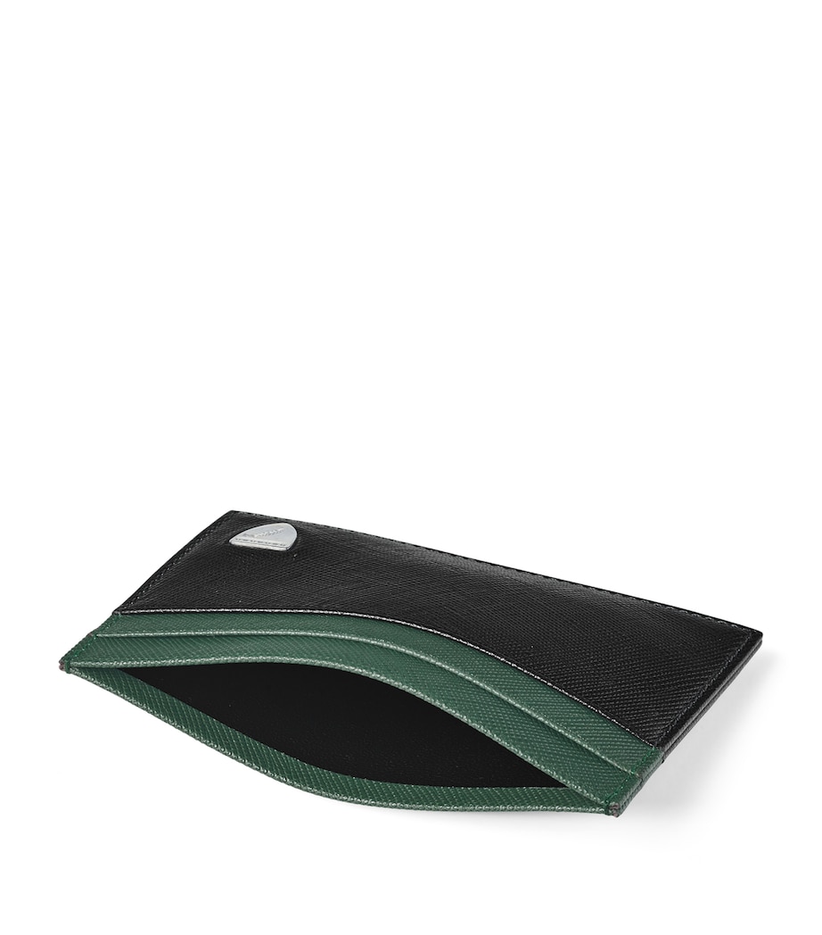 Leather Slim Card Holder BLACK Image 3