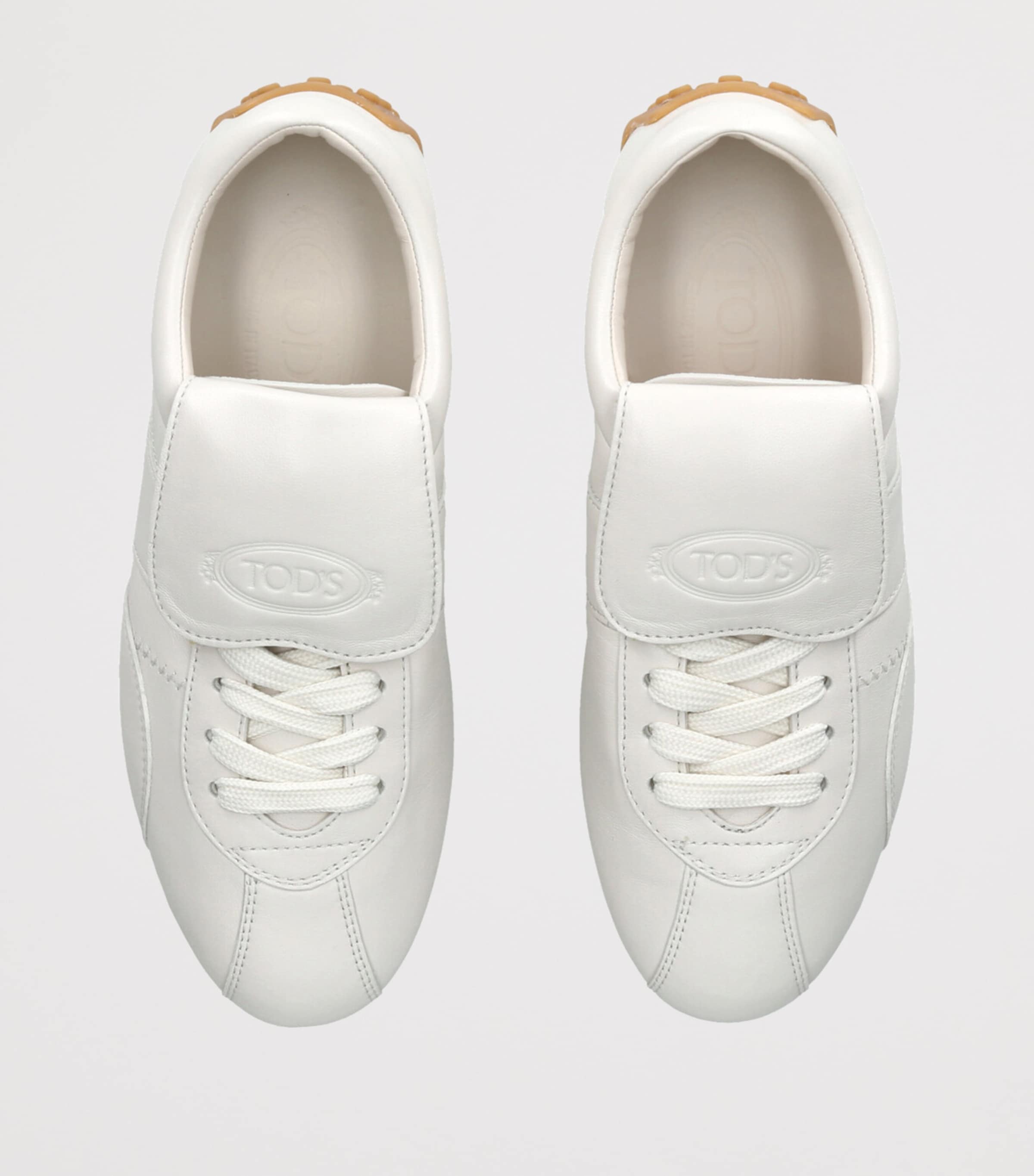 Leather T-Marathon Sneakers WHITE Image 4