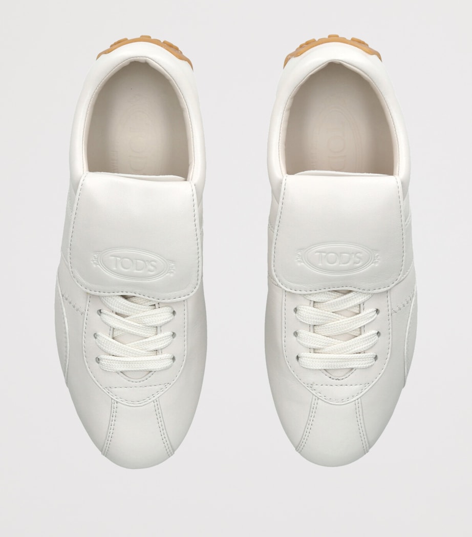 Leather T-Marathon Sneakers WHITE Image 4