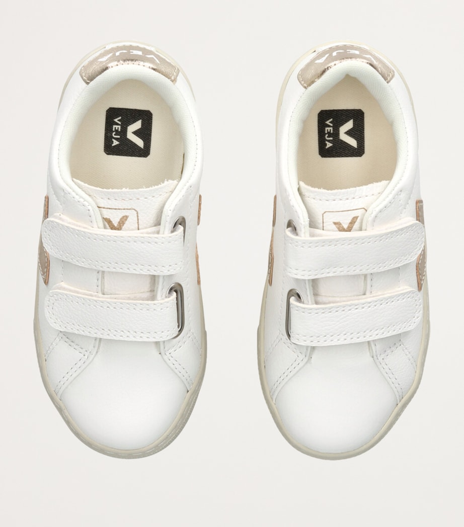 Leather Esplar Velcro Sneakers WHITE/OTH Image 4