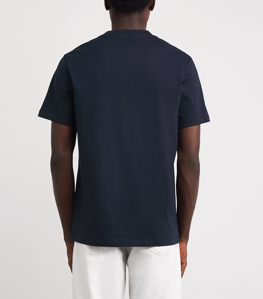 Cotton Logo Atelier T-Shirt MIDNIGHT BLUE Image 4