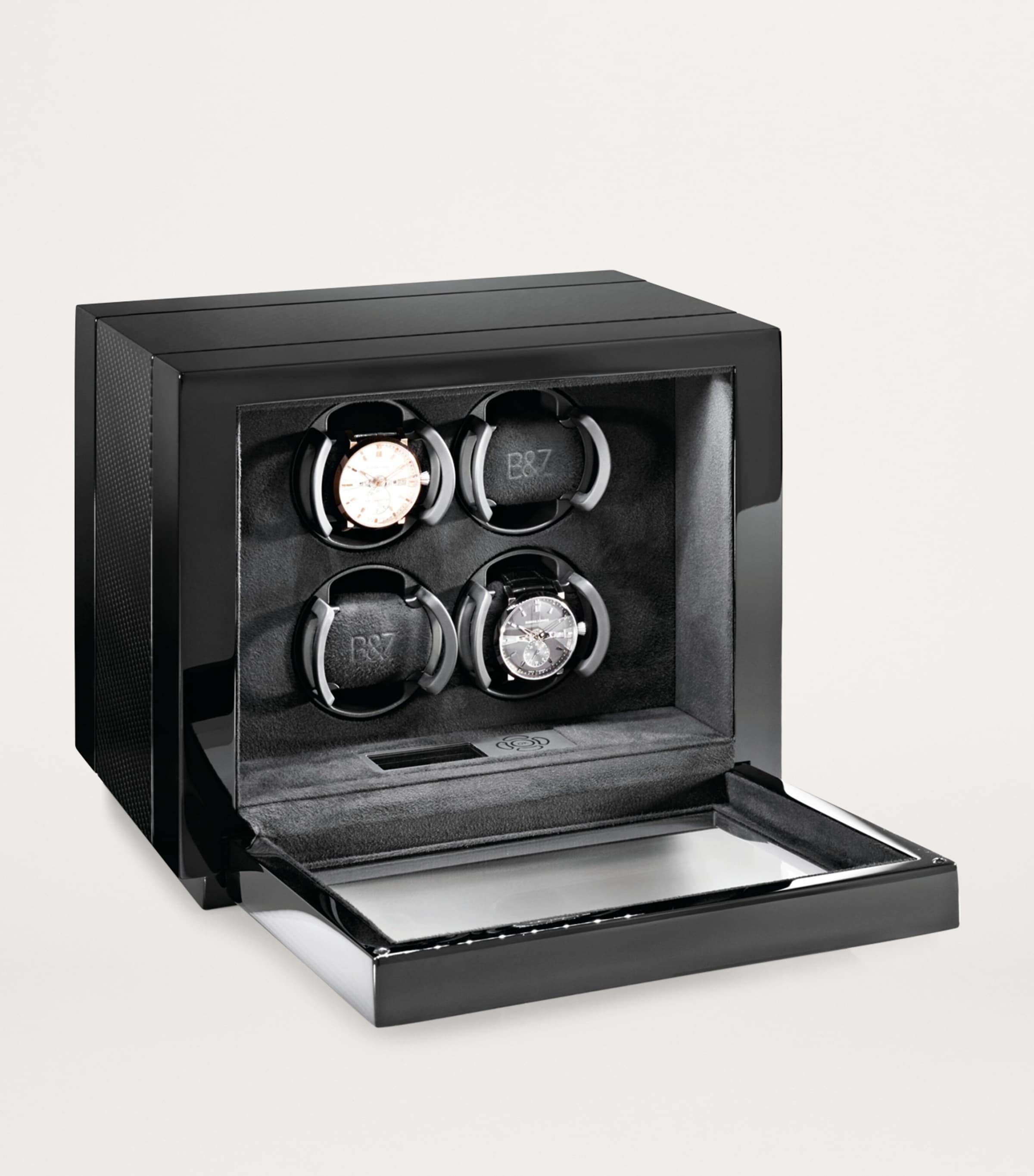 Carbon Vantage 4 Watch Winder BLACK Image 2