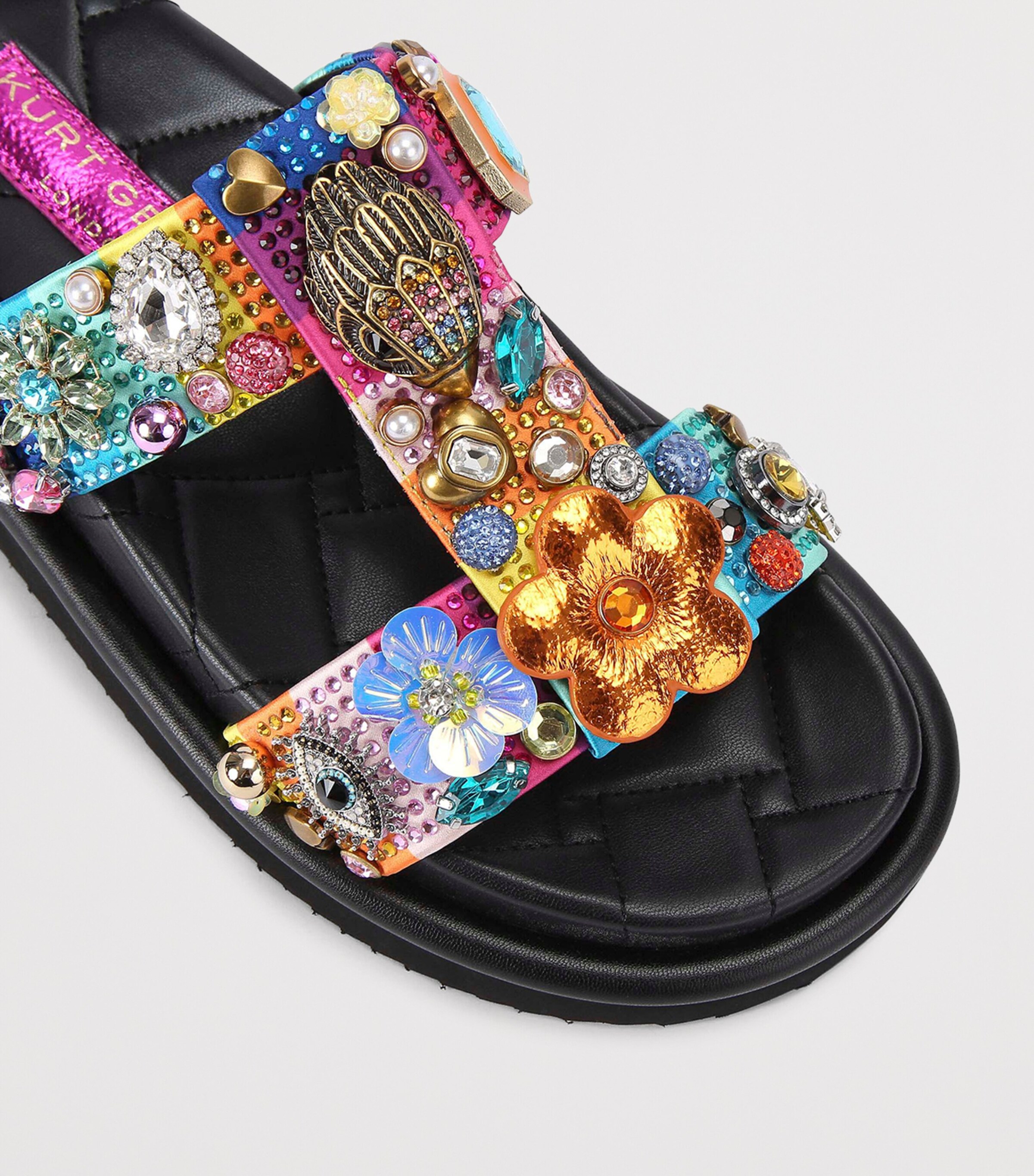 Kurt Geiger London Multi Orson Tutti Frutti Sandals | Harrods IN