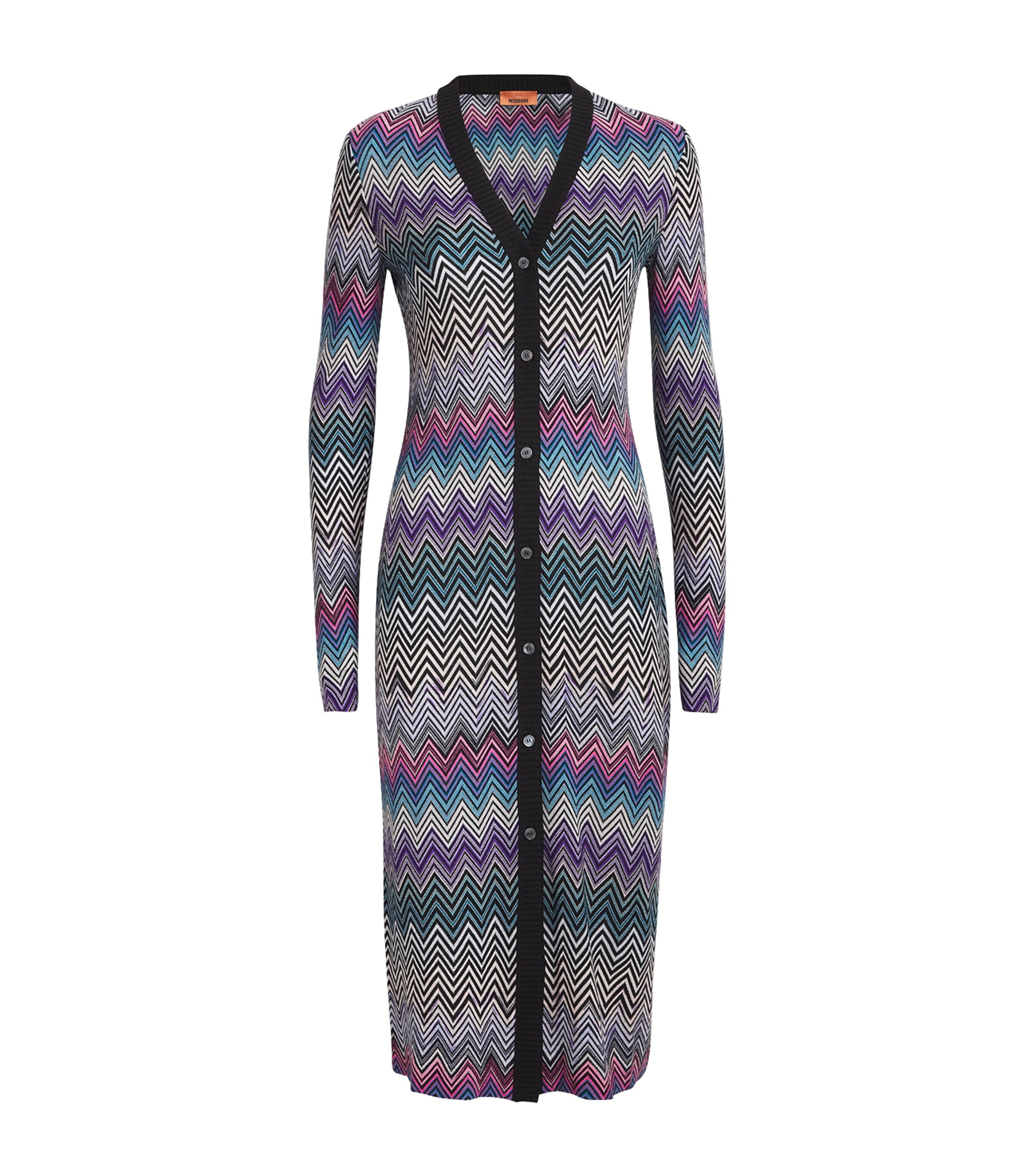 Missoni Crochet-knit Wool Cardigan