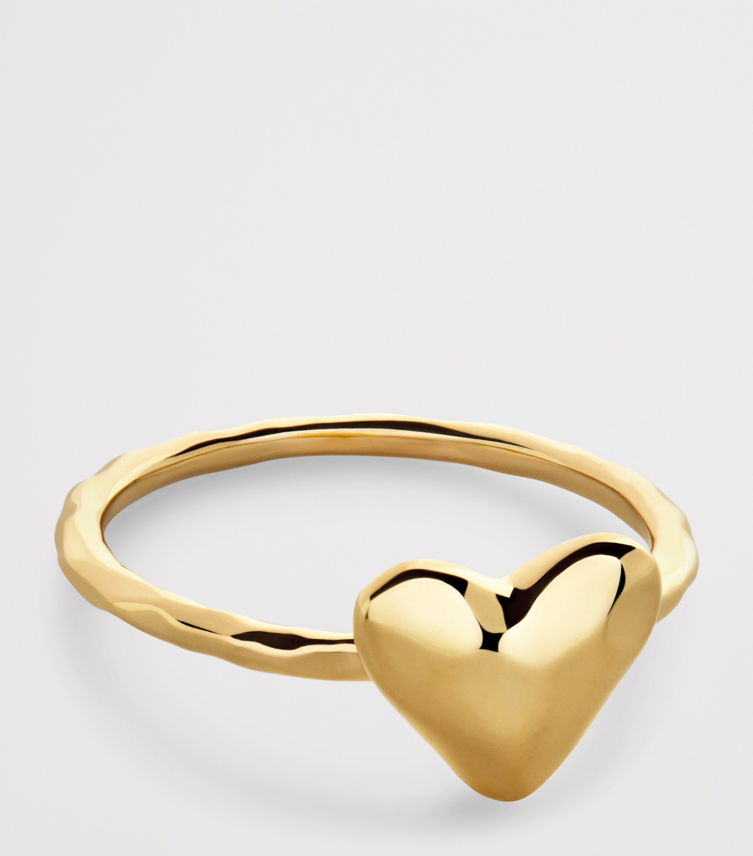 Gold Vermeil Heart Ring 18K GOLD VERMEIL Image 2