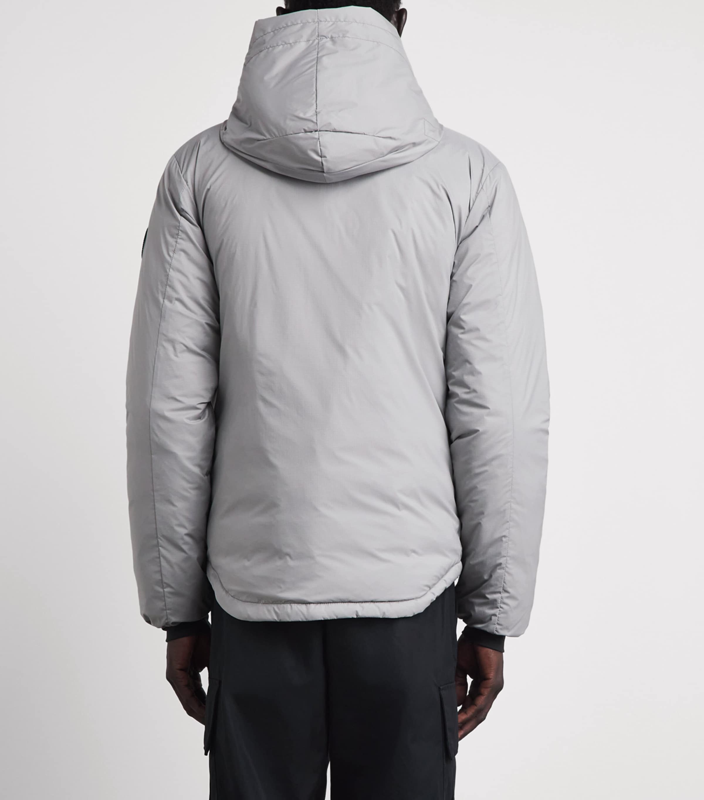 Canada Goose Mens Lodge Hooded Jacket Stratus Grey Image 5