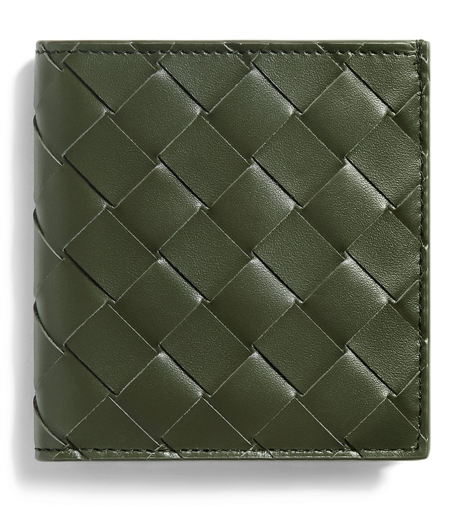 Bottega Veneta Slim Leather Intrecciato Bifold Wallet Image 1