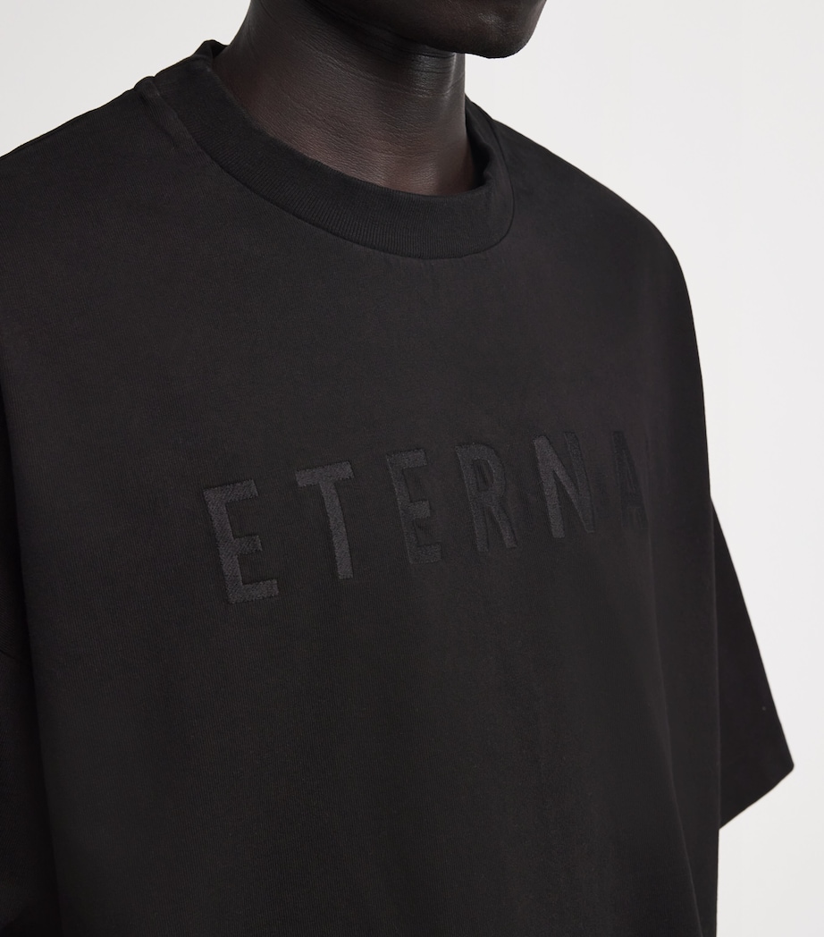Fear Of God Mens Cotton Oversized Eternal T-Shirt Black Image 6