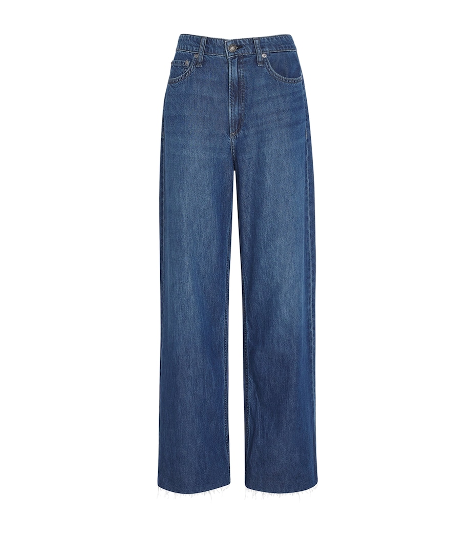 Featherweight Logan Mid-Rise Wide-Leg Jeans DELMT Image 1