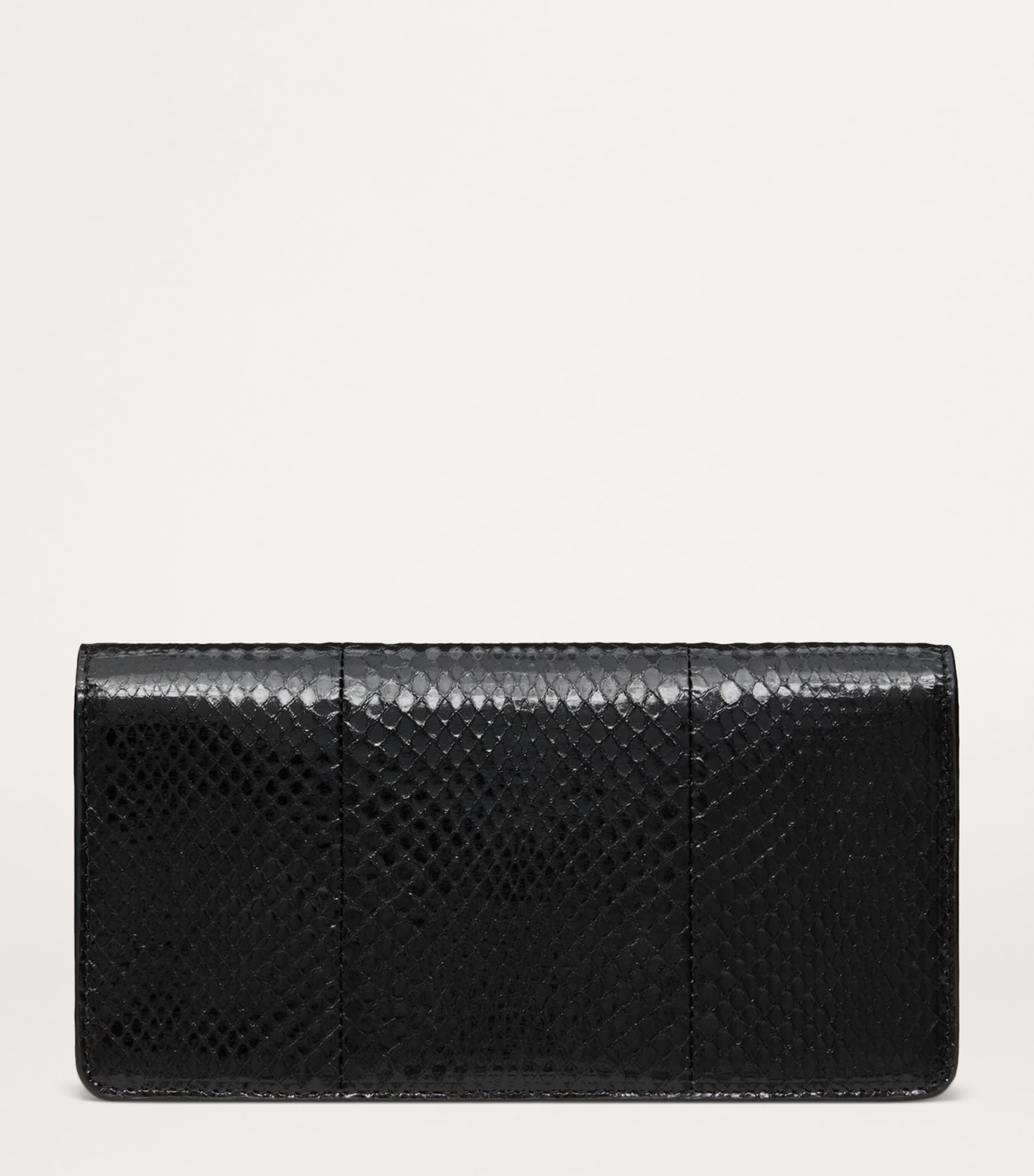 Valentino Garavani Leather VLogo Signature Chain Wallet