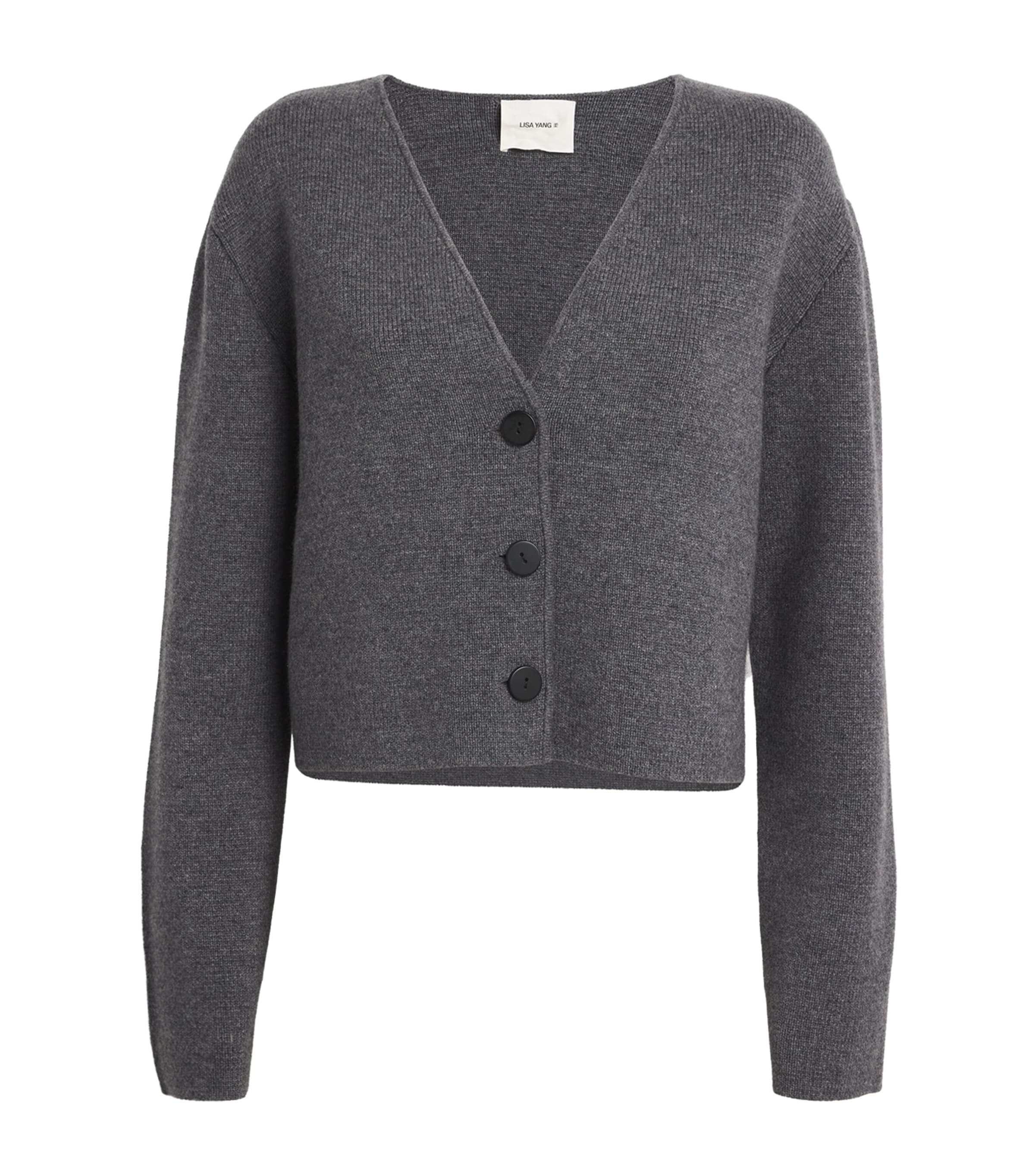 Shop Lisa Yang Organic Cashmere Giulietta Cardigan In Grey