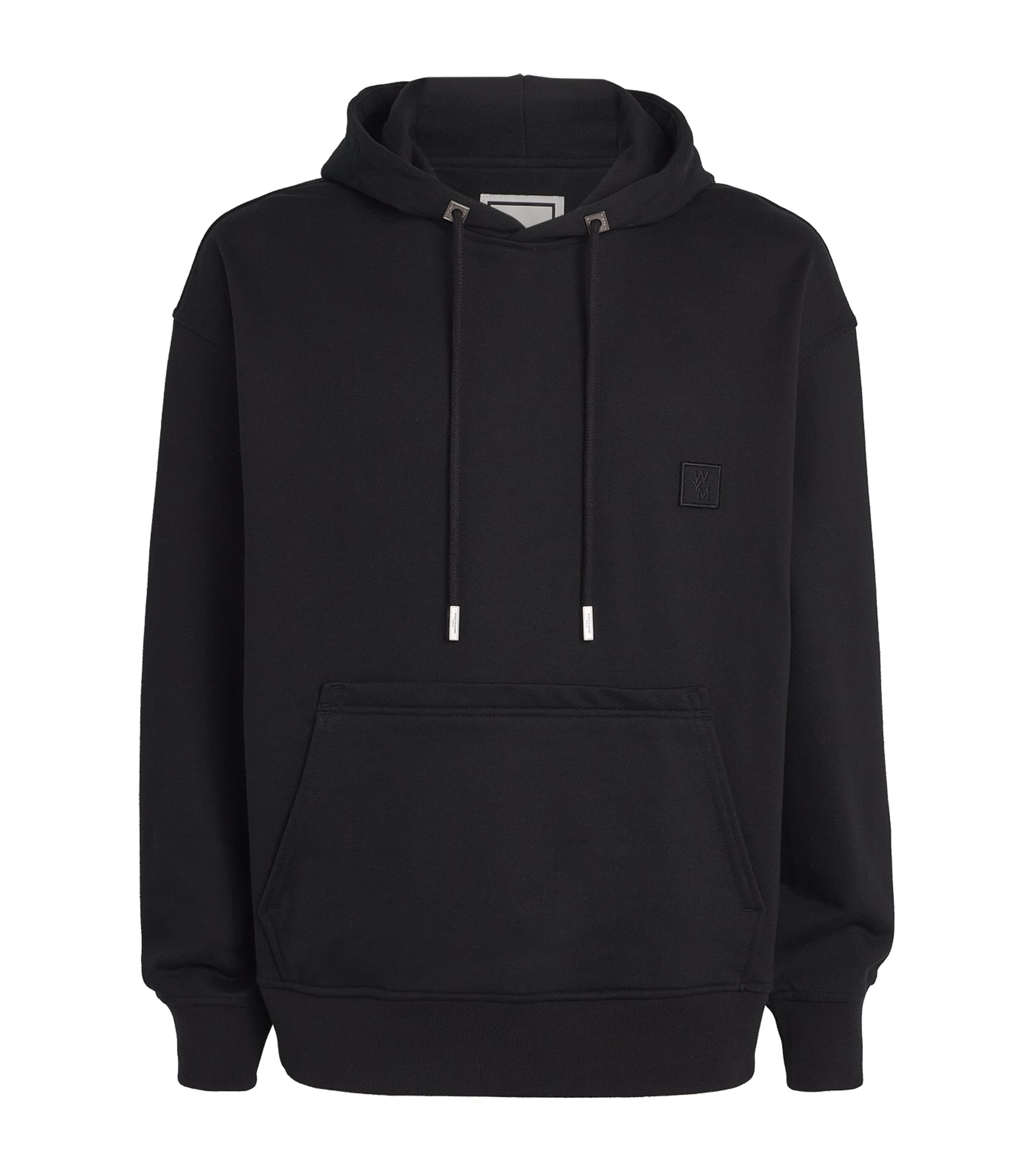 Wooyoungmi Drawstring Hooded Sweatshirt In Black