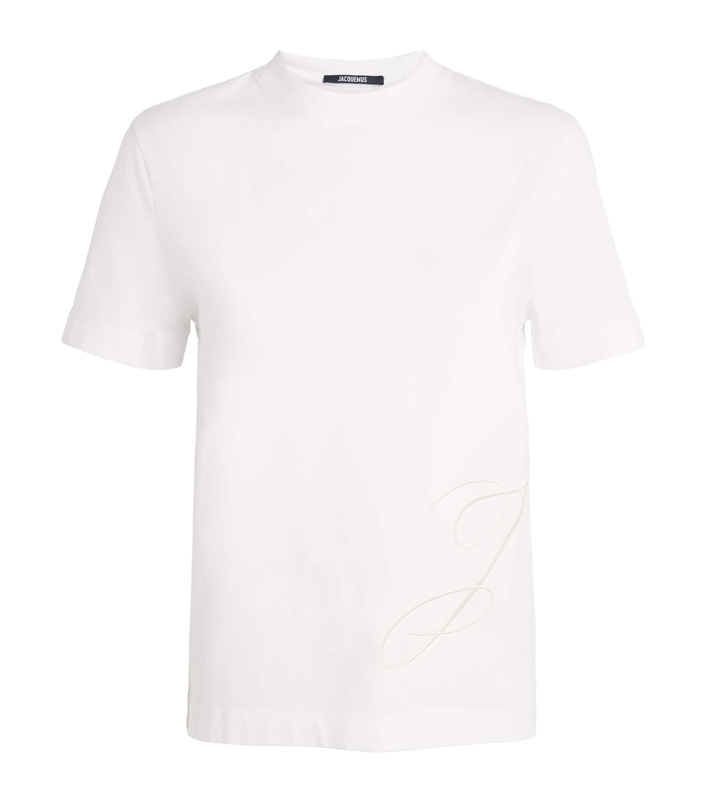 Jacquemus Cotton J T-shirt In White